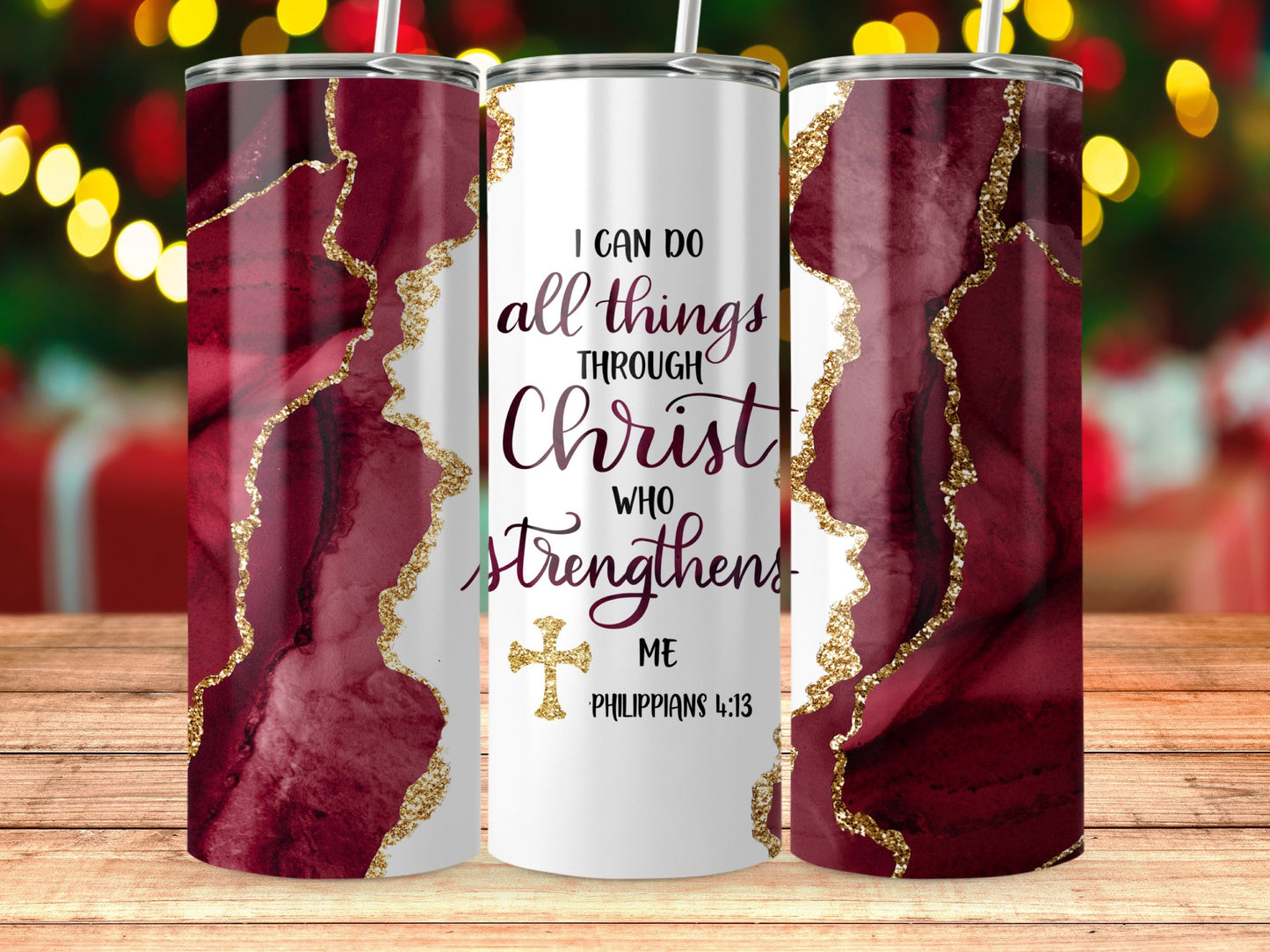 Inspirational Bible Verse Design Drinkware product