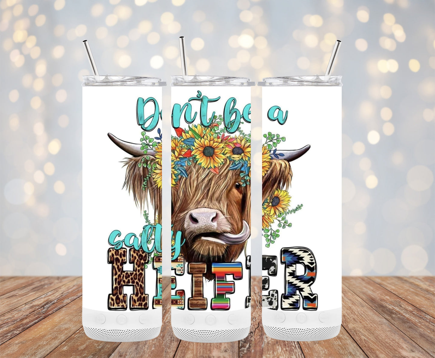 Don't Be A Salty Heifer Stainless Steel Tumbler product type