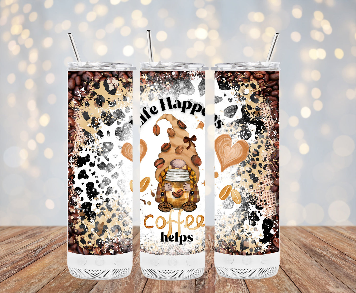Life Happens Coffee Helps Design Insulated Tumbler product type