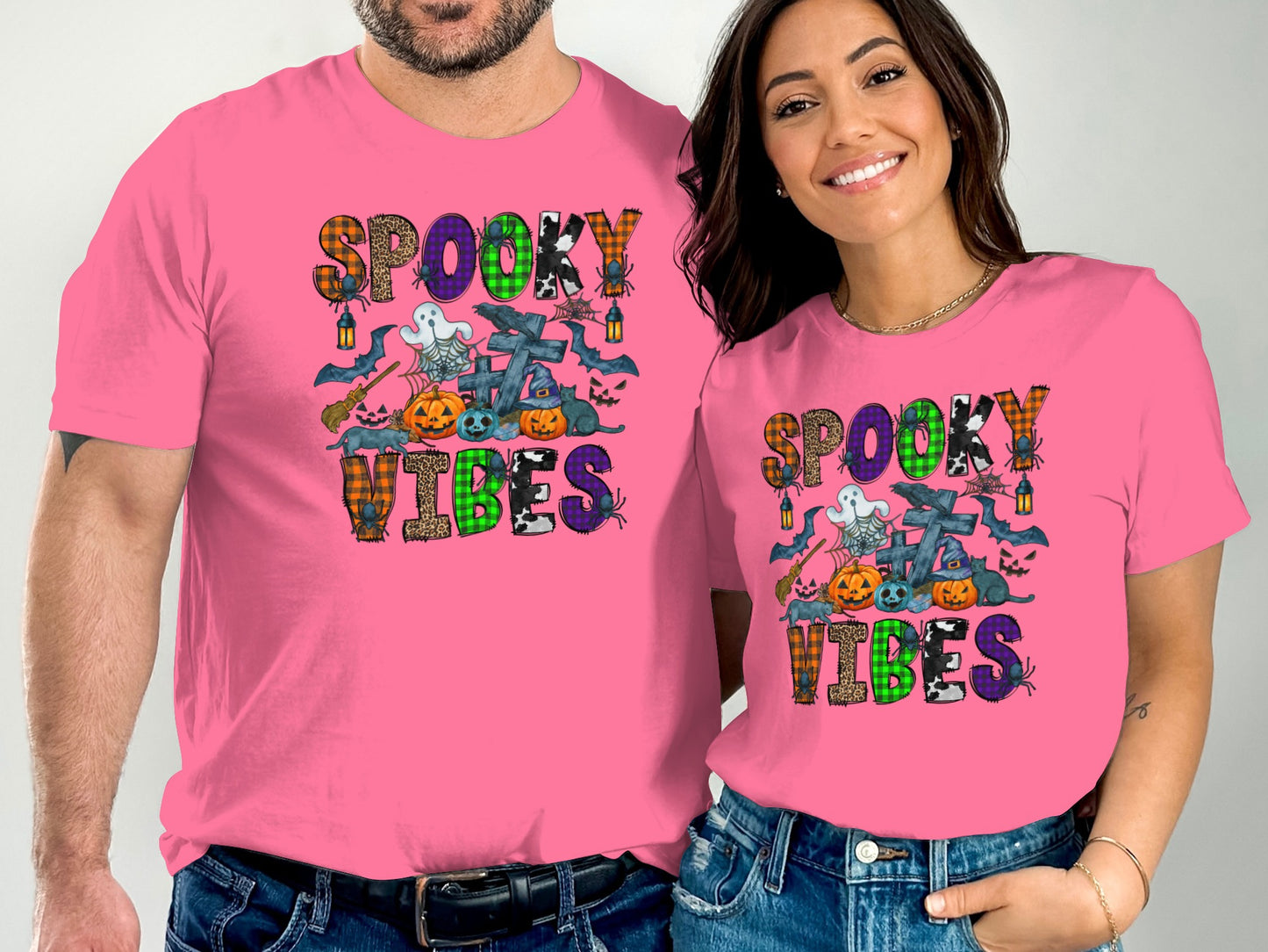 Spooky Vibes Halloween Ghosts and Pumpkins product type