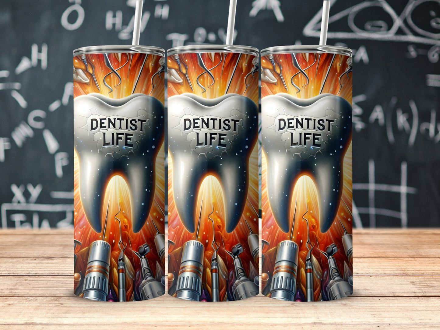 Dentist Life Tumbler with Rocket Design product type
