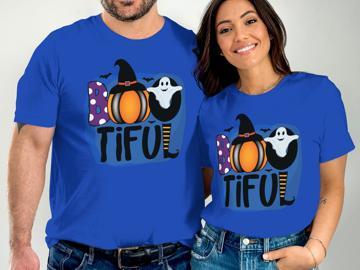 Boo-tiful Halloween Themed Graphic Shirt product type