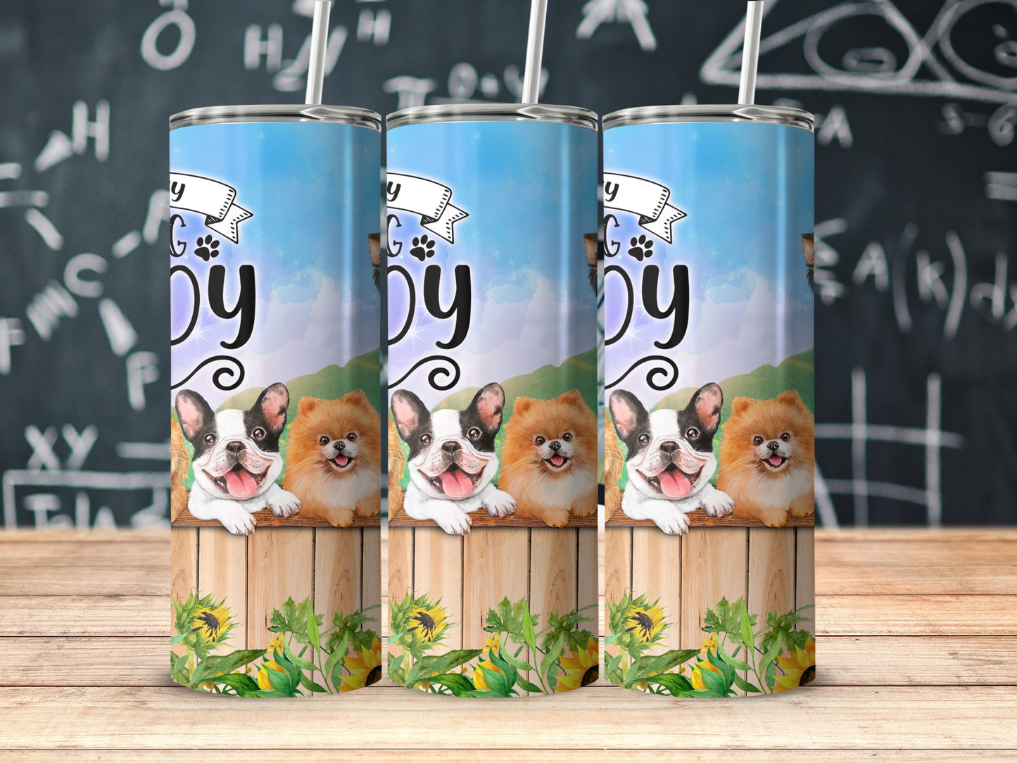 Joyful Dogs and Flowers Scenic Design product type