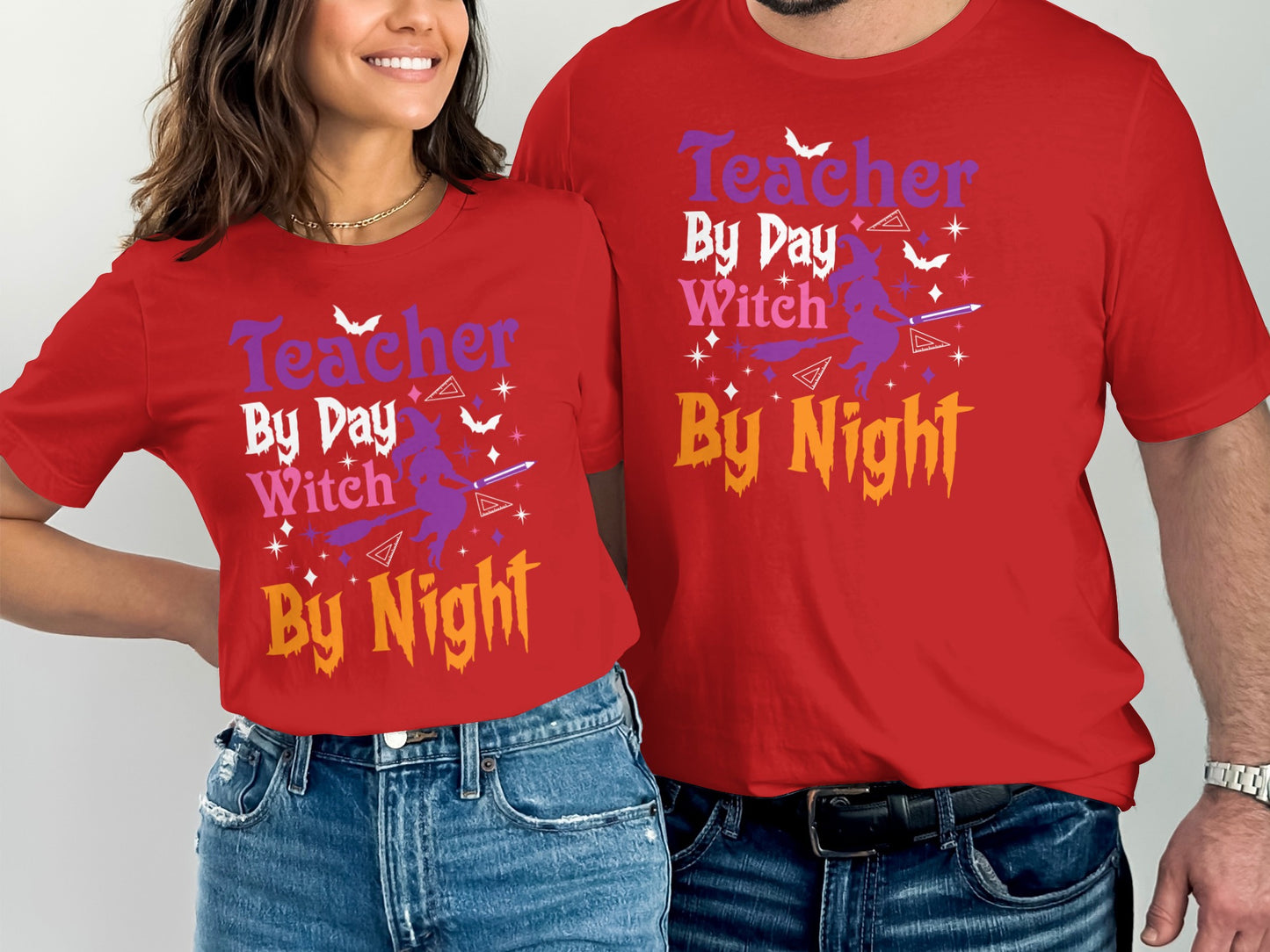 Teacher By Day Witch By Night Graphic T-Shirt product