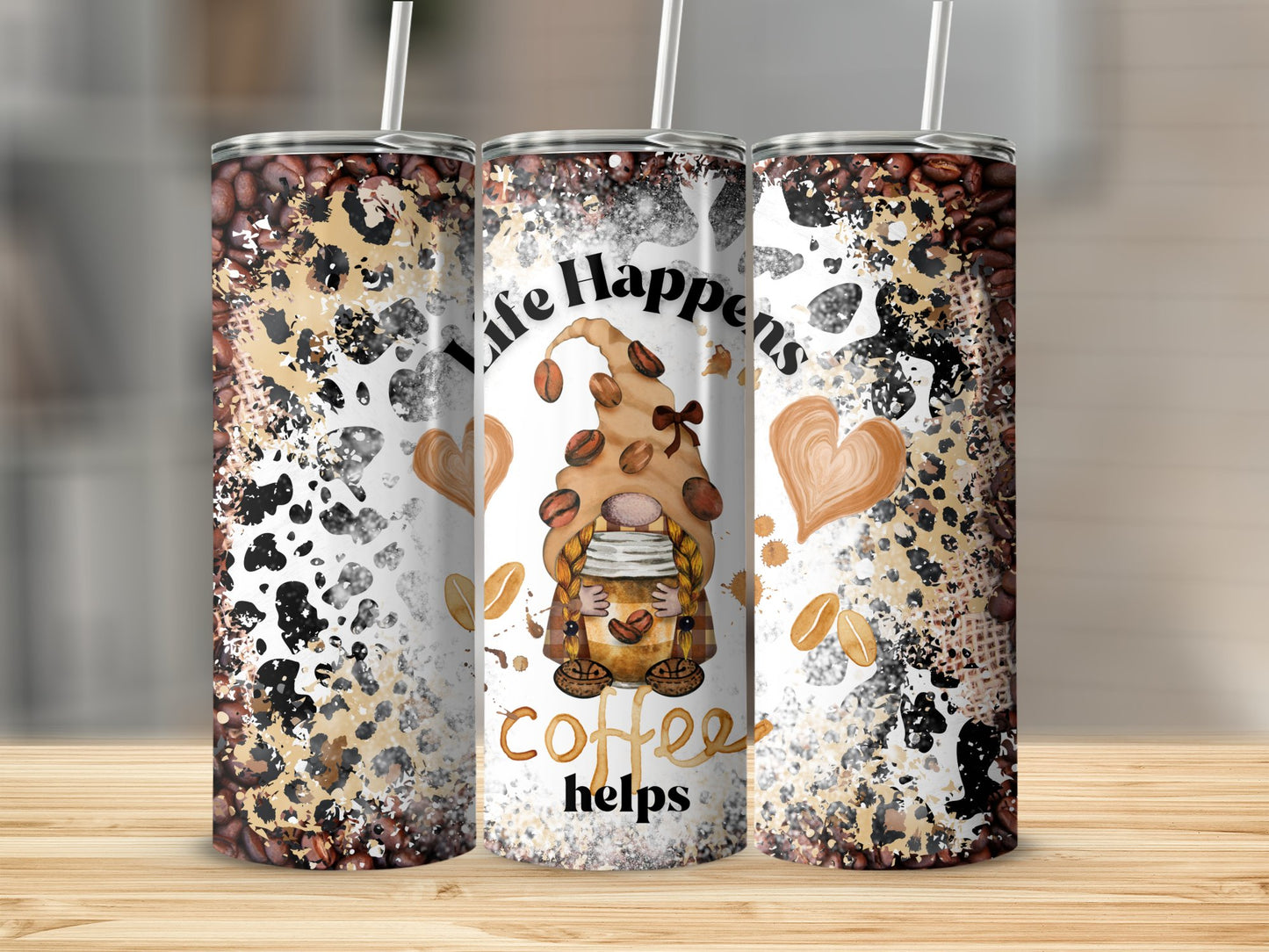 Life Happens Coffee Helps Design Tumbler product