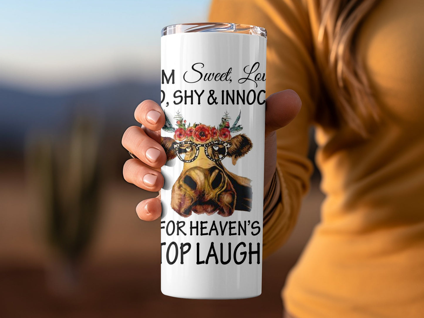 Humorous Cow Print Stainless Steel Insulated Tumbler product