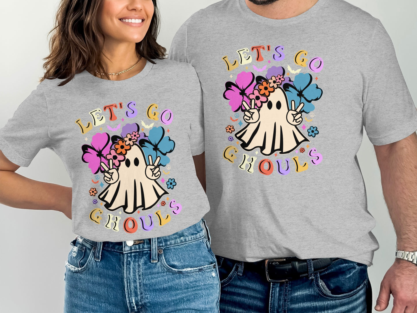 Let's Go Ghouls Graphic T-shirt Halloween product