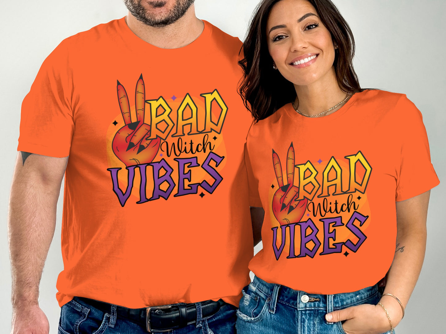 Bad Witch Vibes Halloween Themed T-Shirt Product