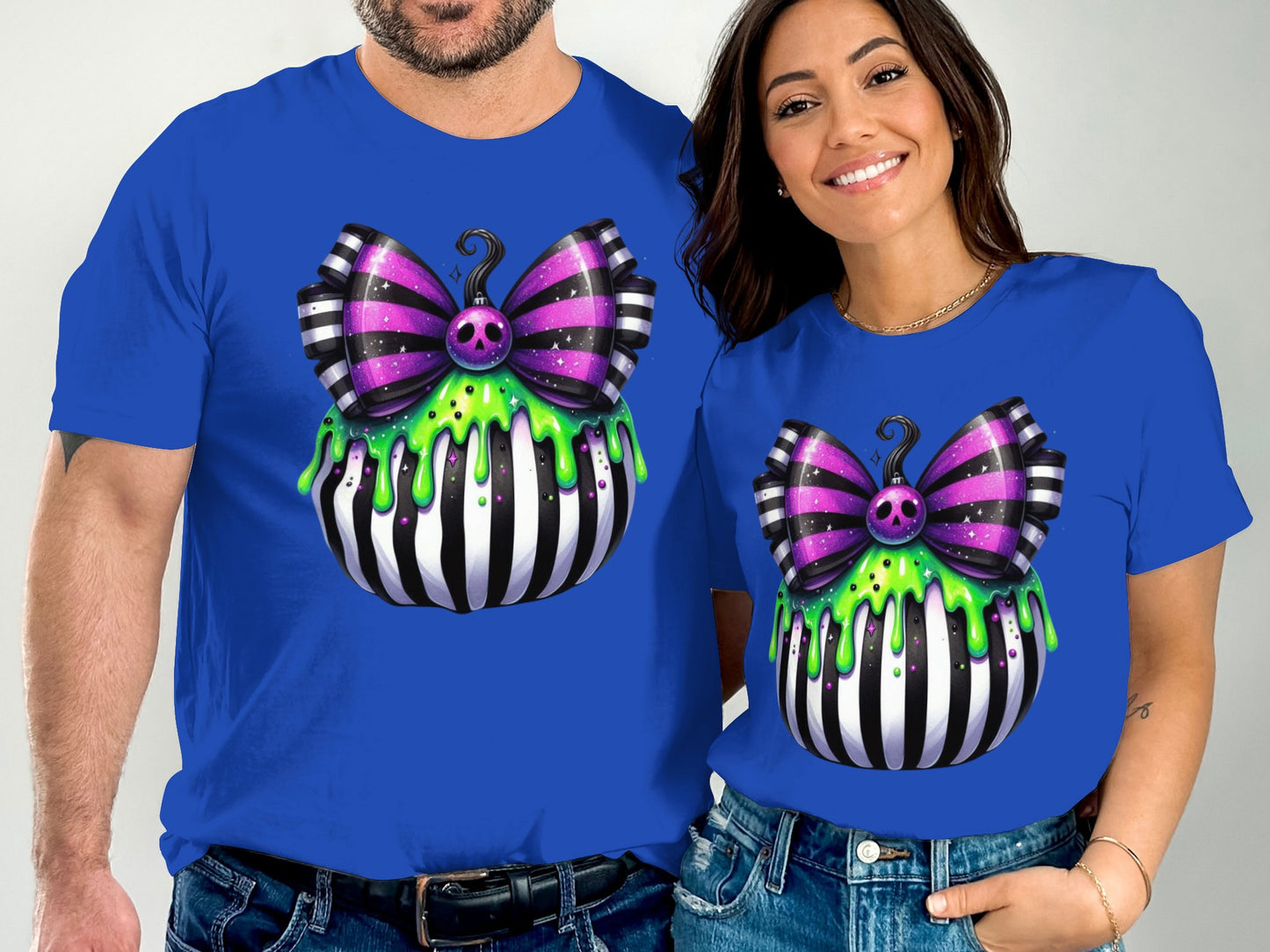 Halloween Unique Striped Butterfly Skeleton T-shirt product