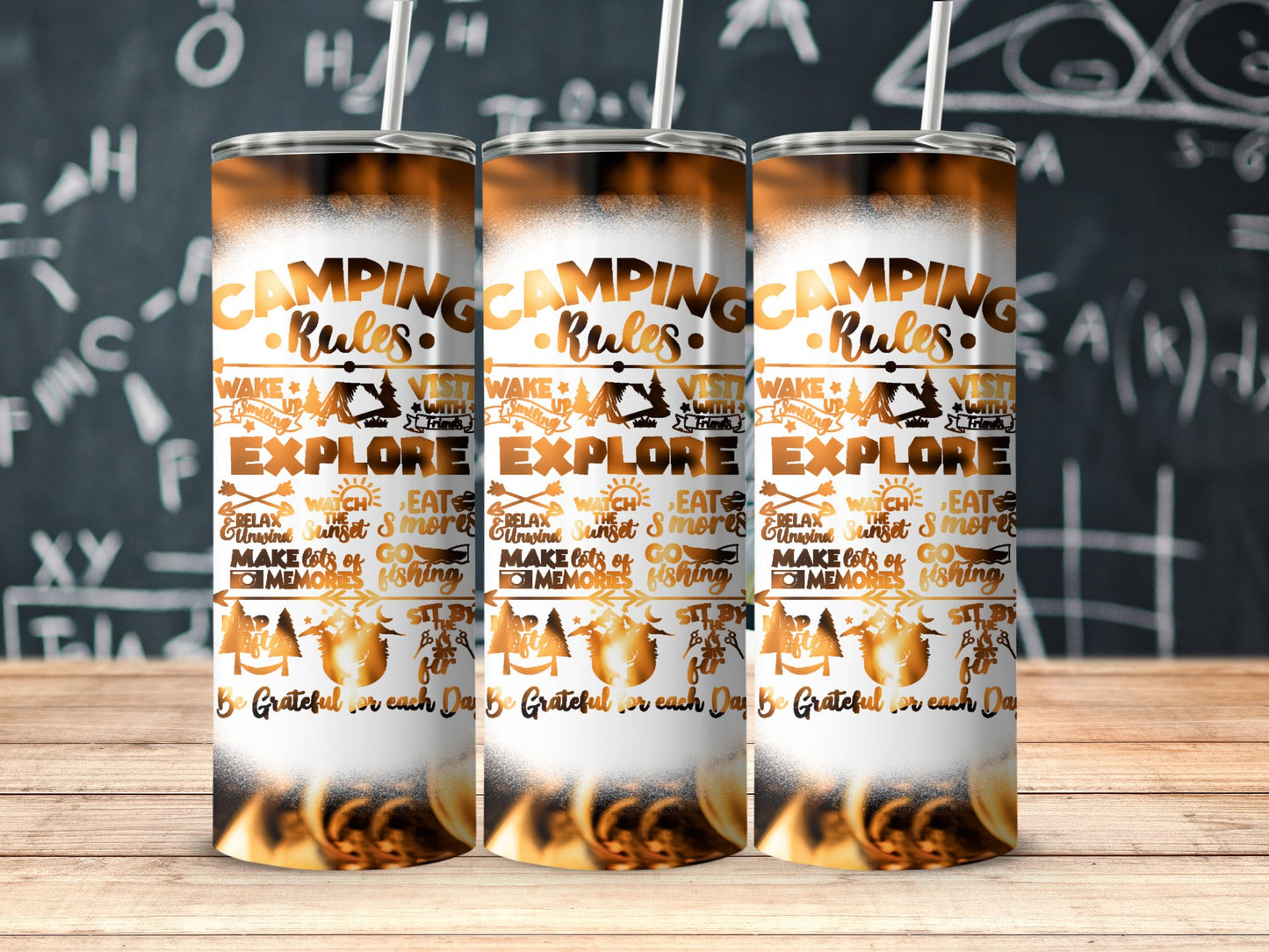 Camping Rules Explore Design Insulated Tumbler product