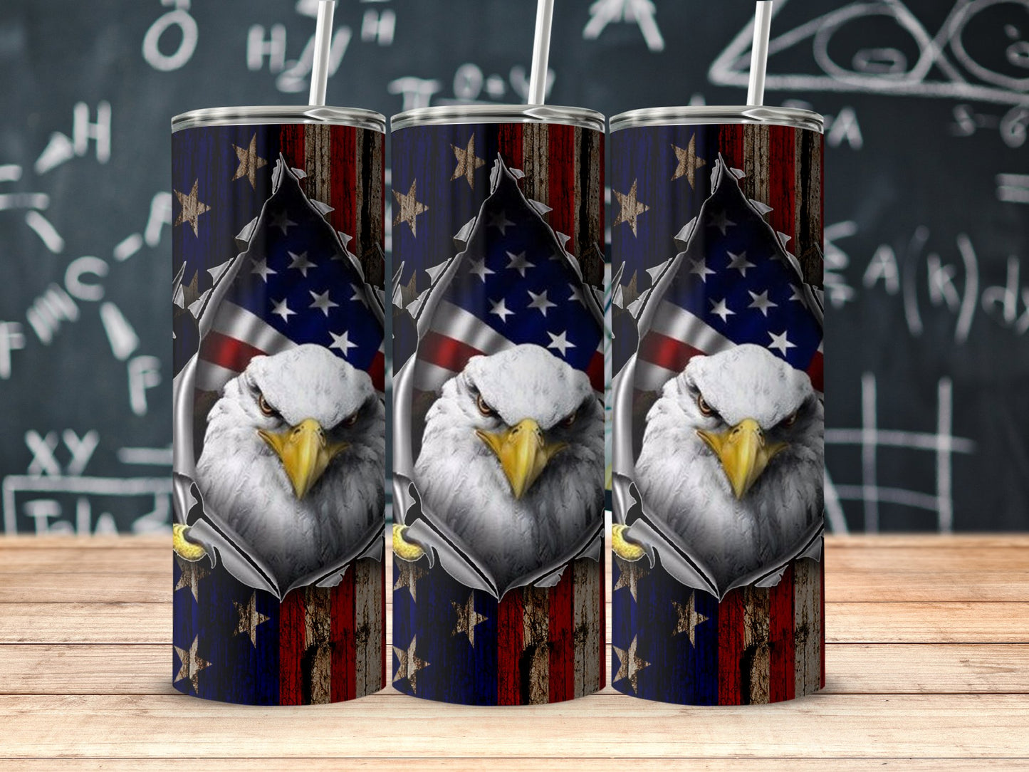 American Flag Bald Eagle Patriotic Tumbler product type