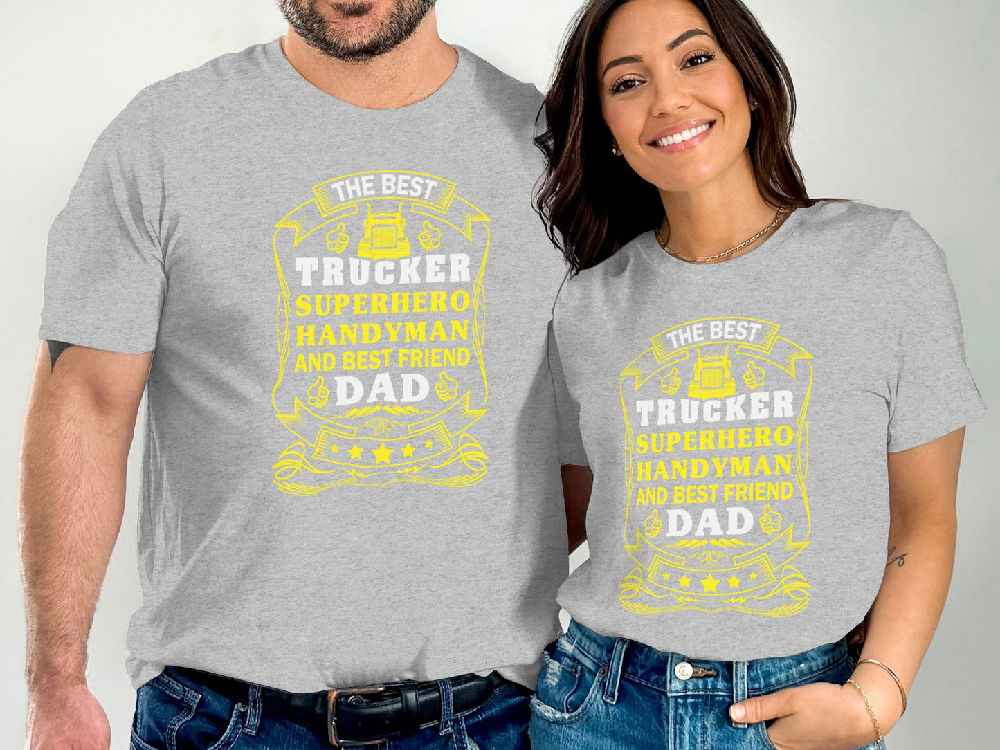 The Best Trucker Superhero Handyman Best Friend Dad product type