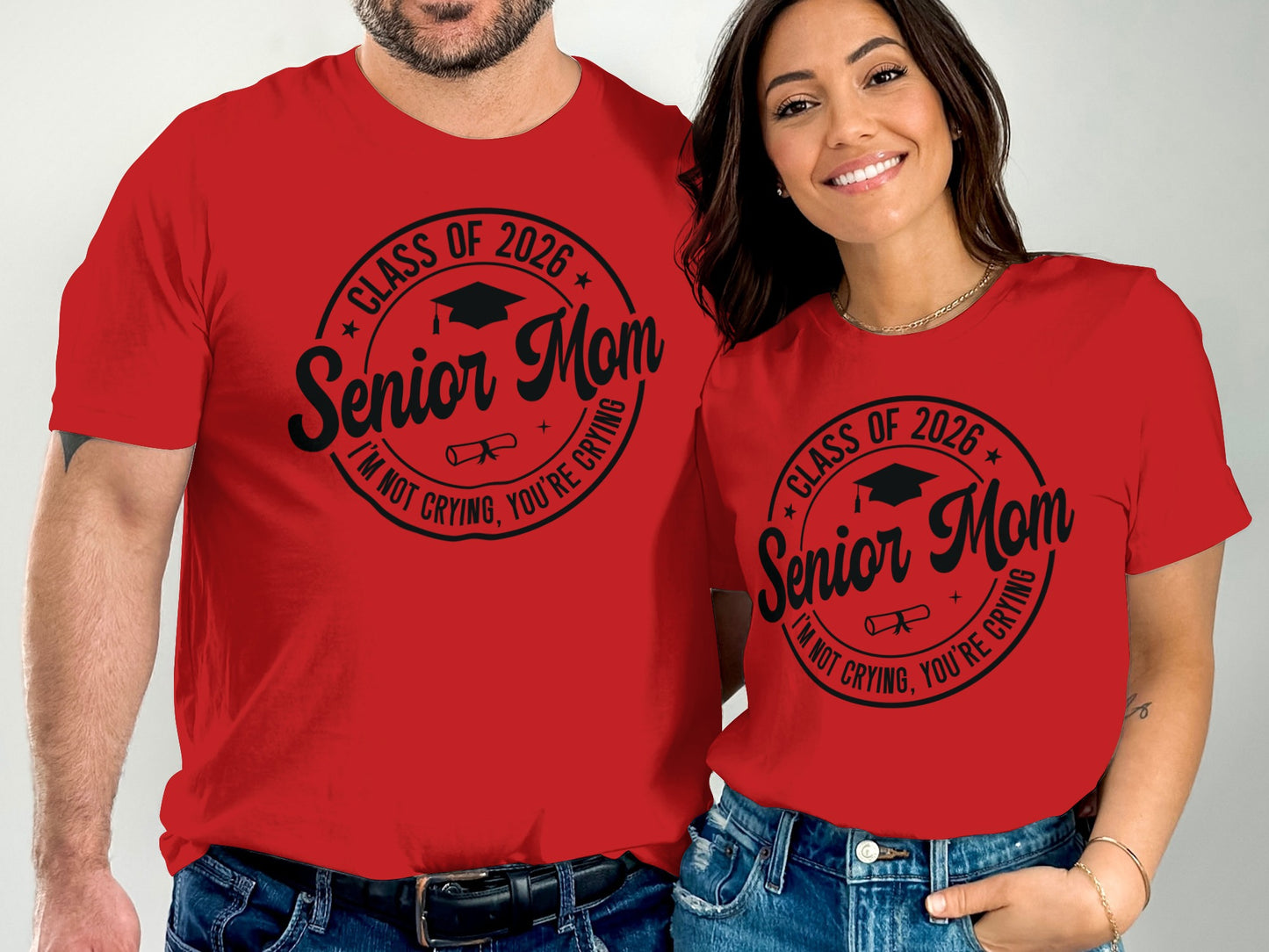 Class of 2026 Senior Mom graduation tees product