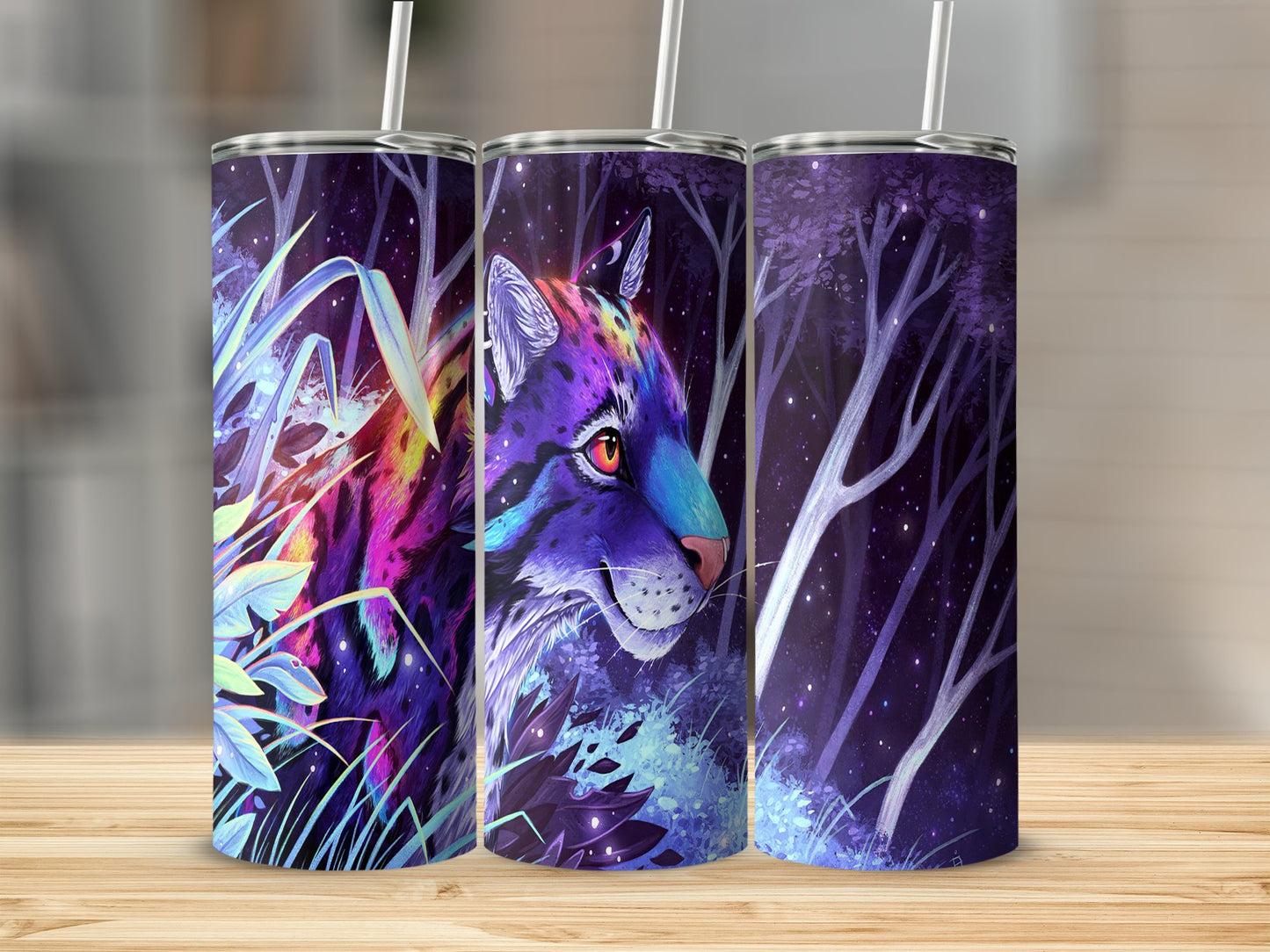 Colorful and Vivid Wild Animal Design Tumbler product type
