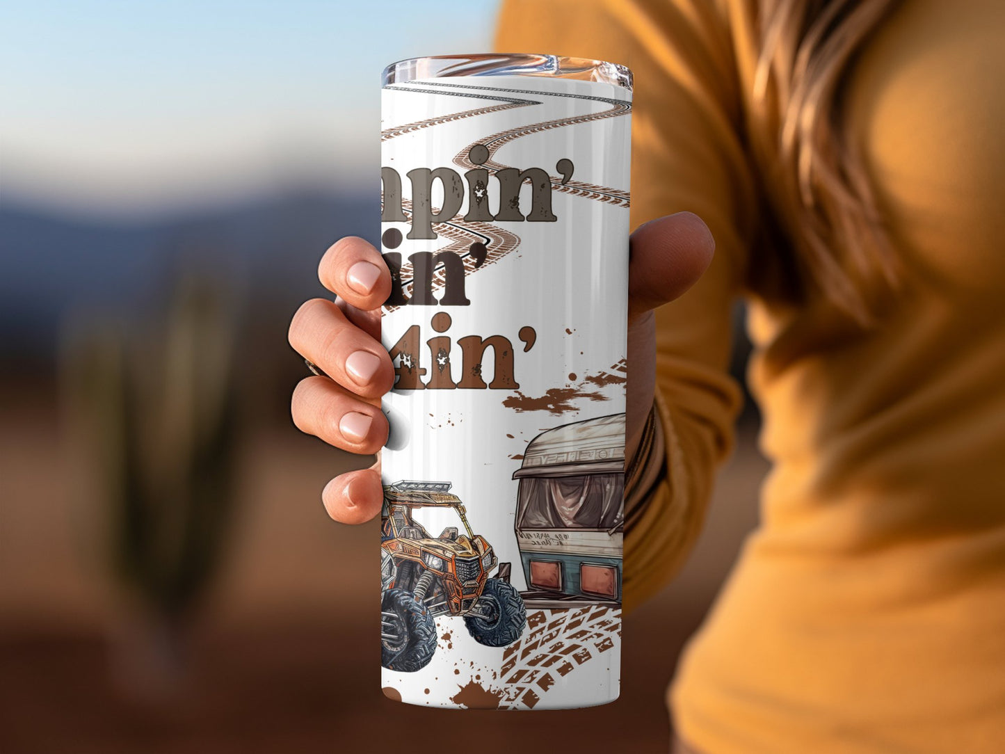 Off-Road Adventure Tumbler with Vehicle Graphics product