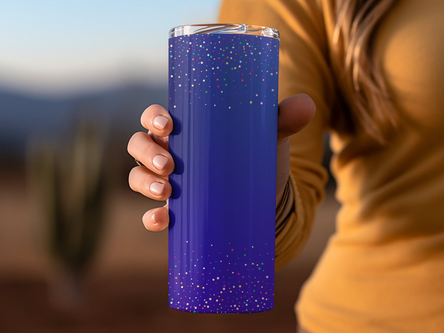 Sparkling Blue Gradient Insulated Tumbler product