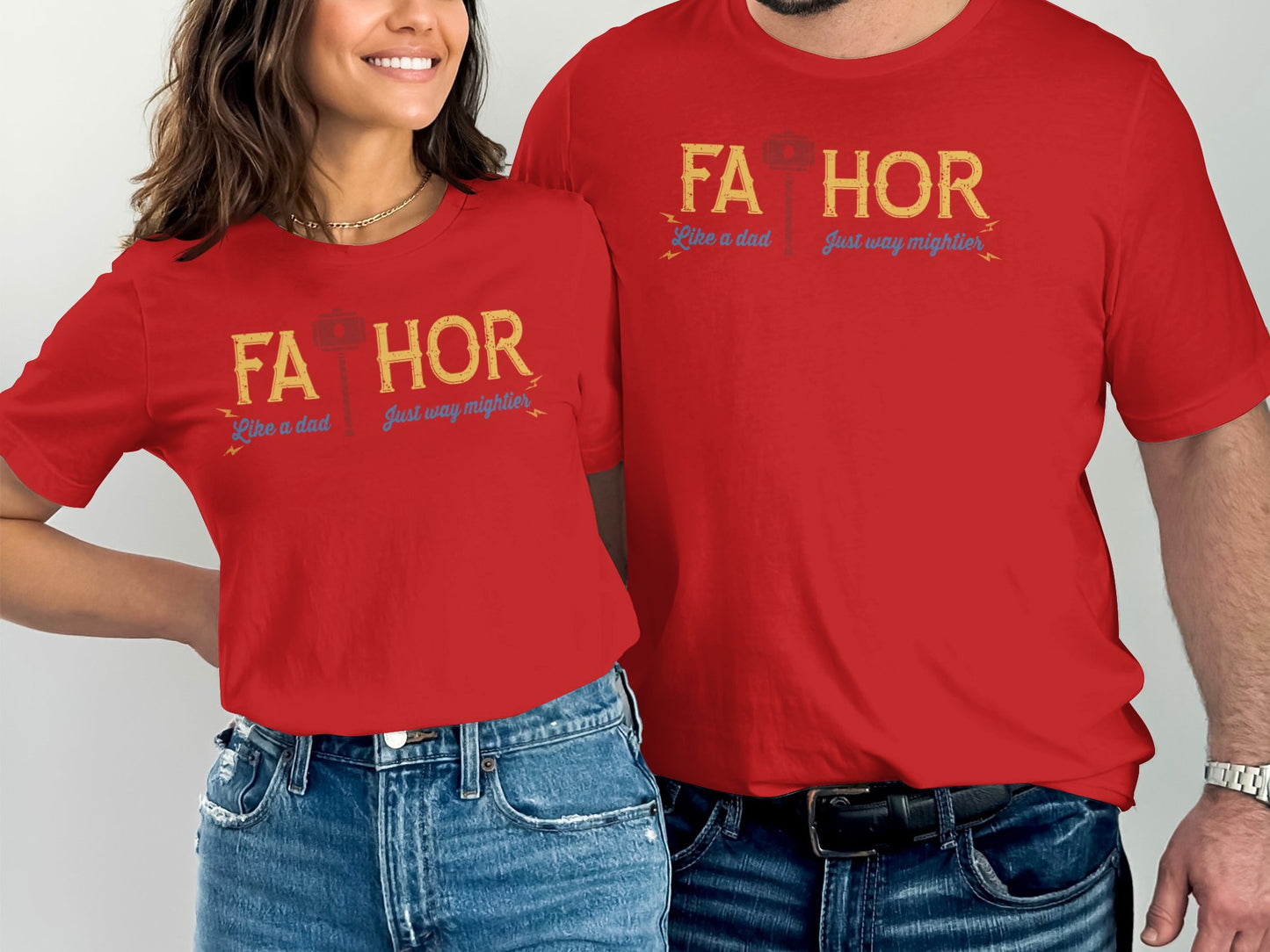 Like a Dad Just Way Mightier Red FAHOR Product Type