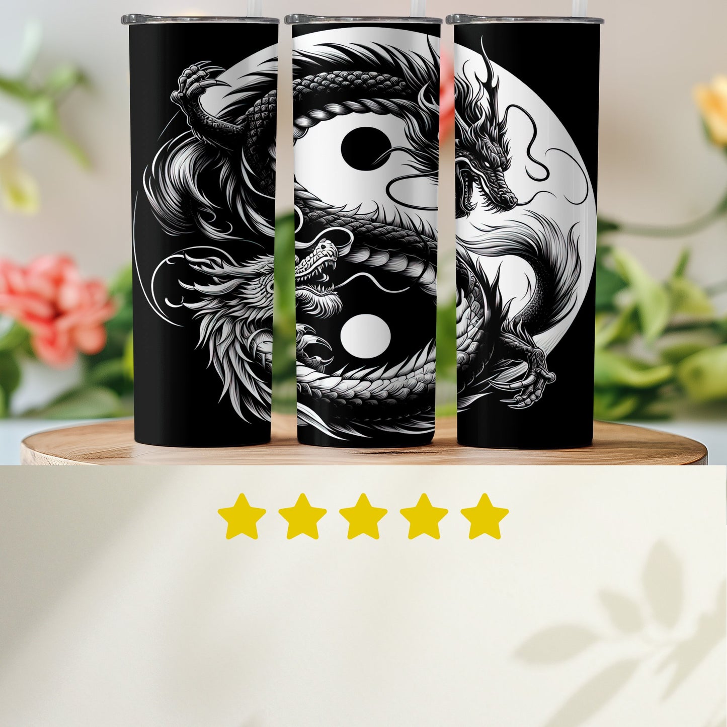 Elegant and Stylish Dragon Yin Yang Theme product