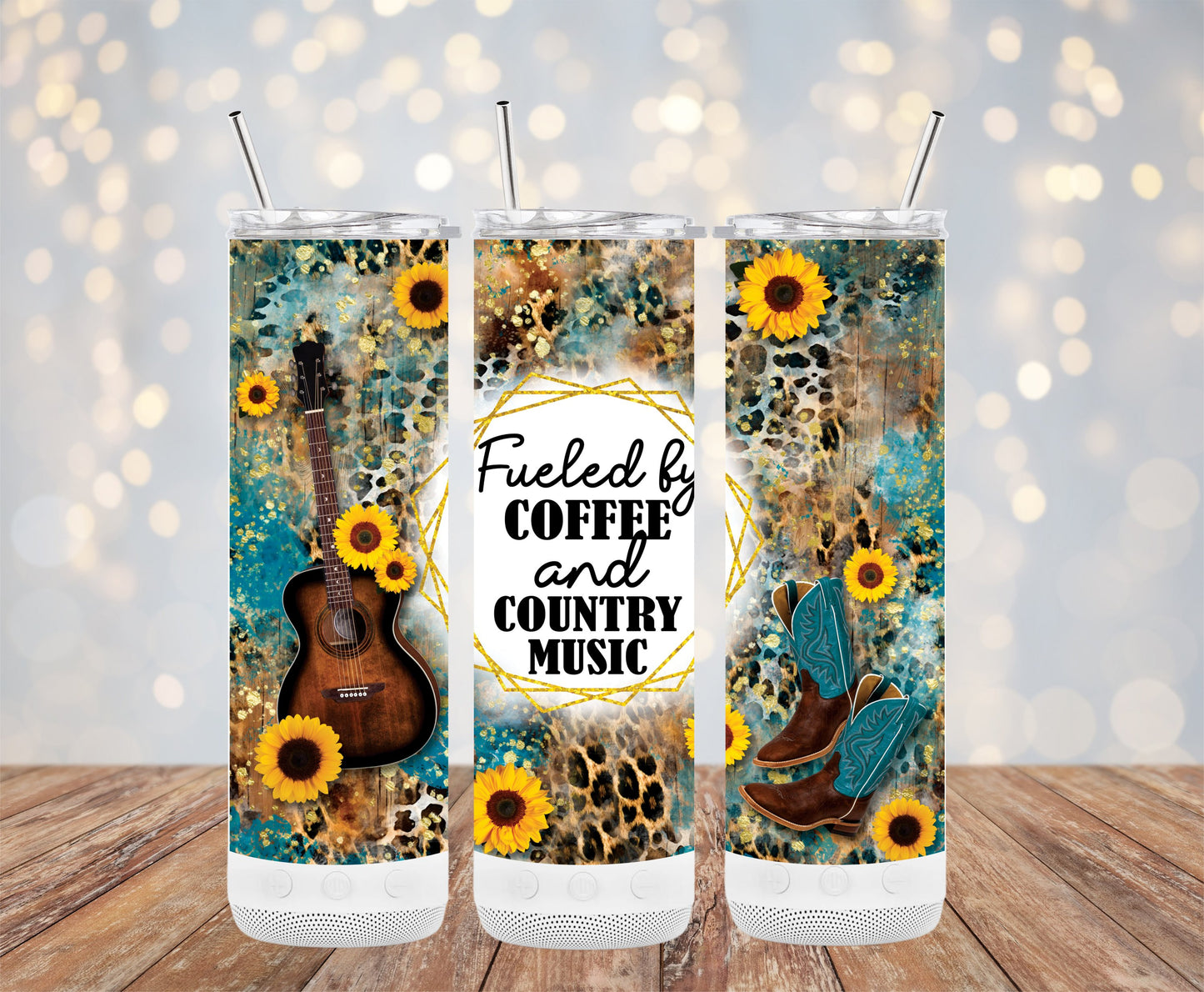 Fueled by Coffee Country Music Tumbler product type