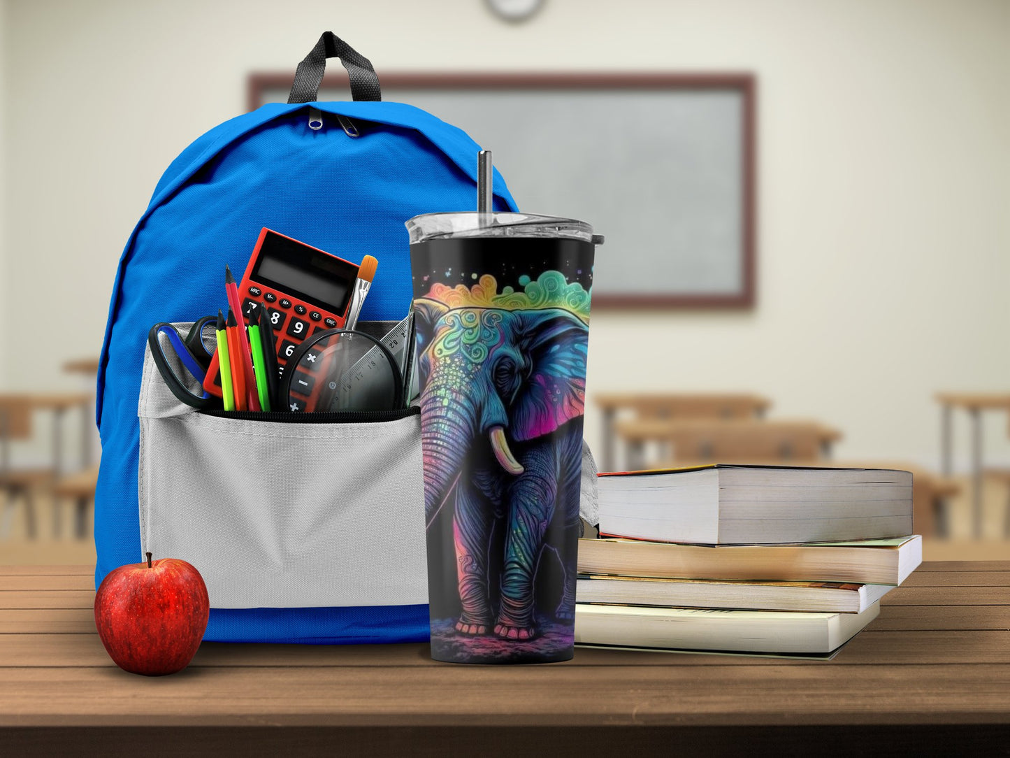 Colorful Elephant Insulated Tumbler for Beverages product type