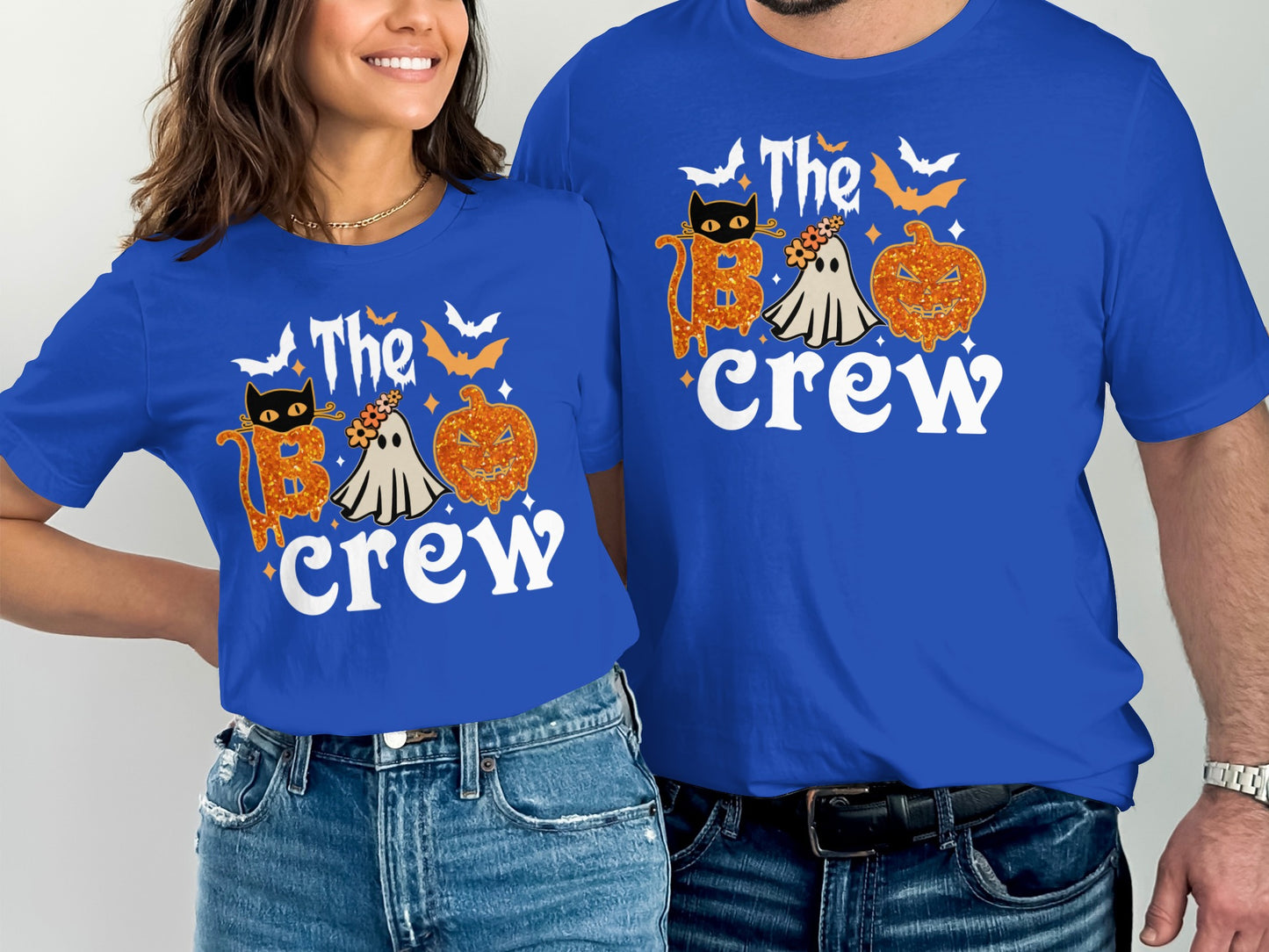 The Boo Crew Halloween Themed Matching Shirt Product