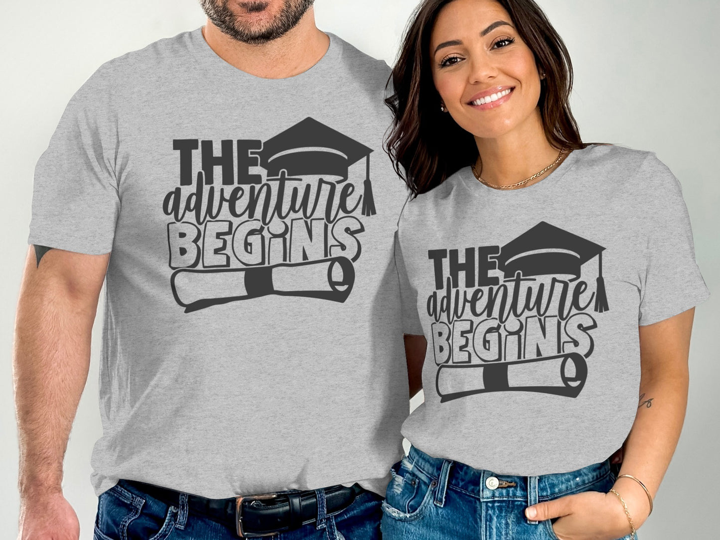 The Adventure Begins Graduation T-Shirt Product