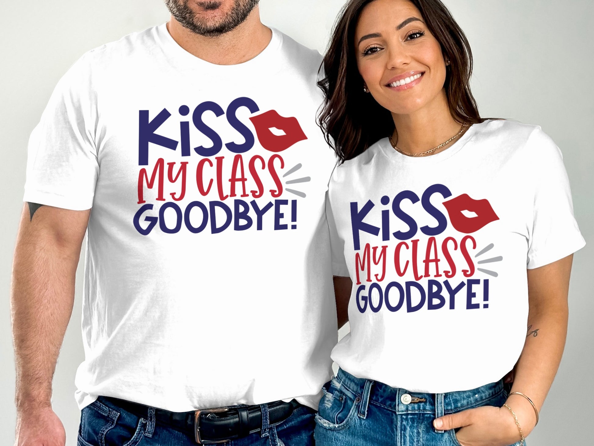 Kiss My Class Goodbye Graphic T-shirt fun product