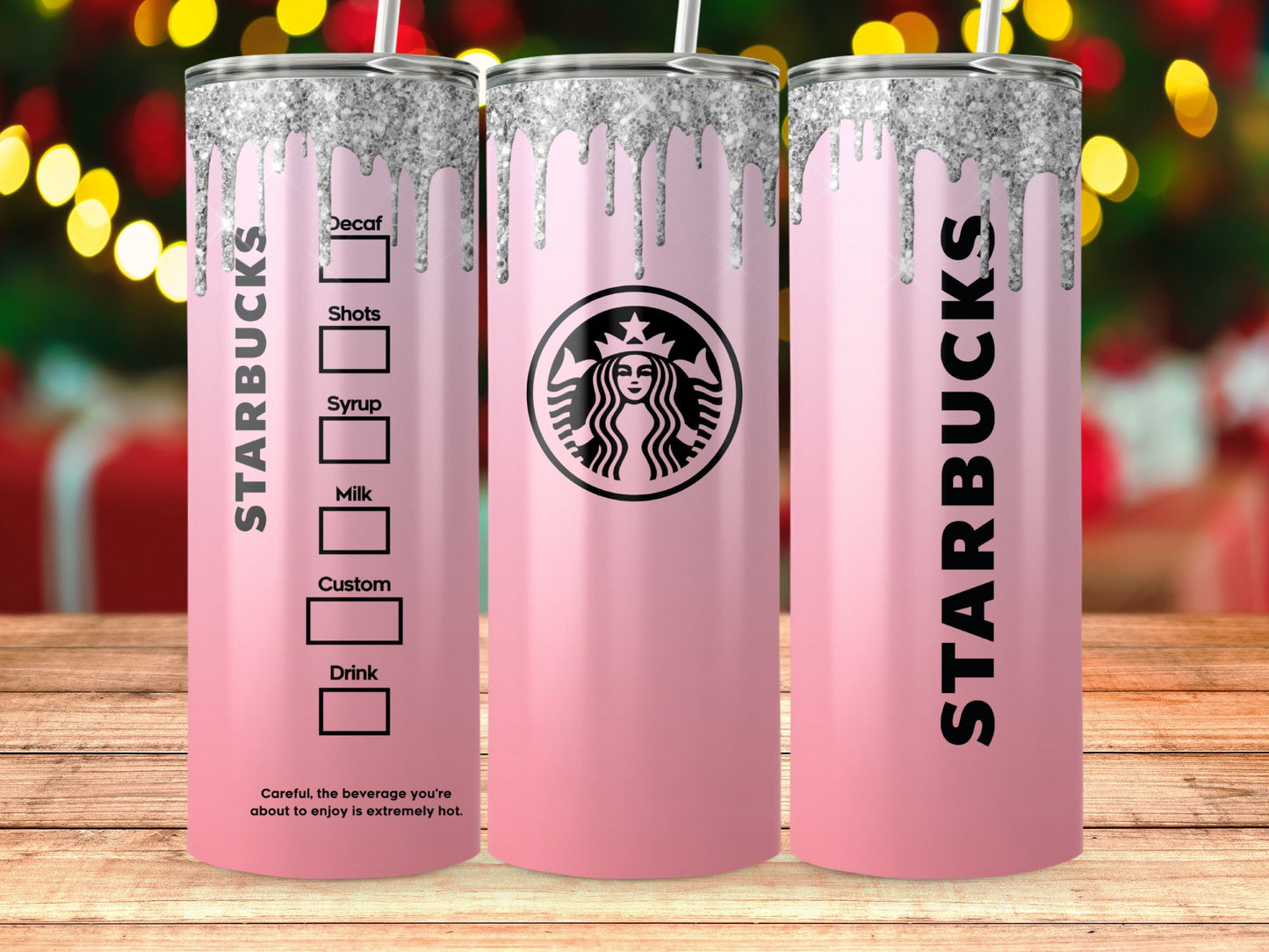 Sparkling Pink Customizable Drink Holder product