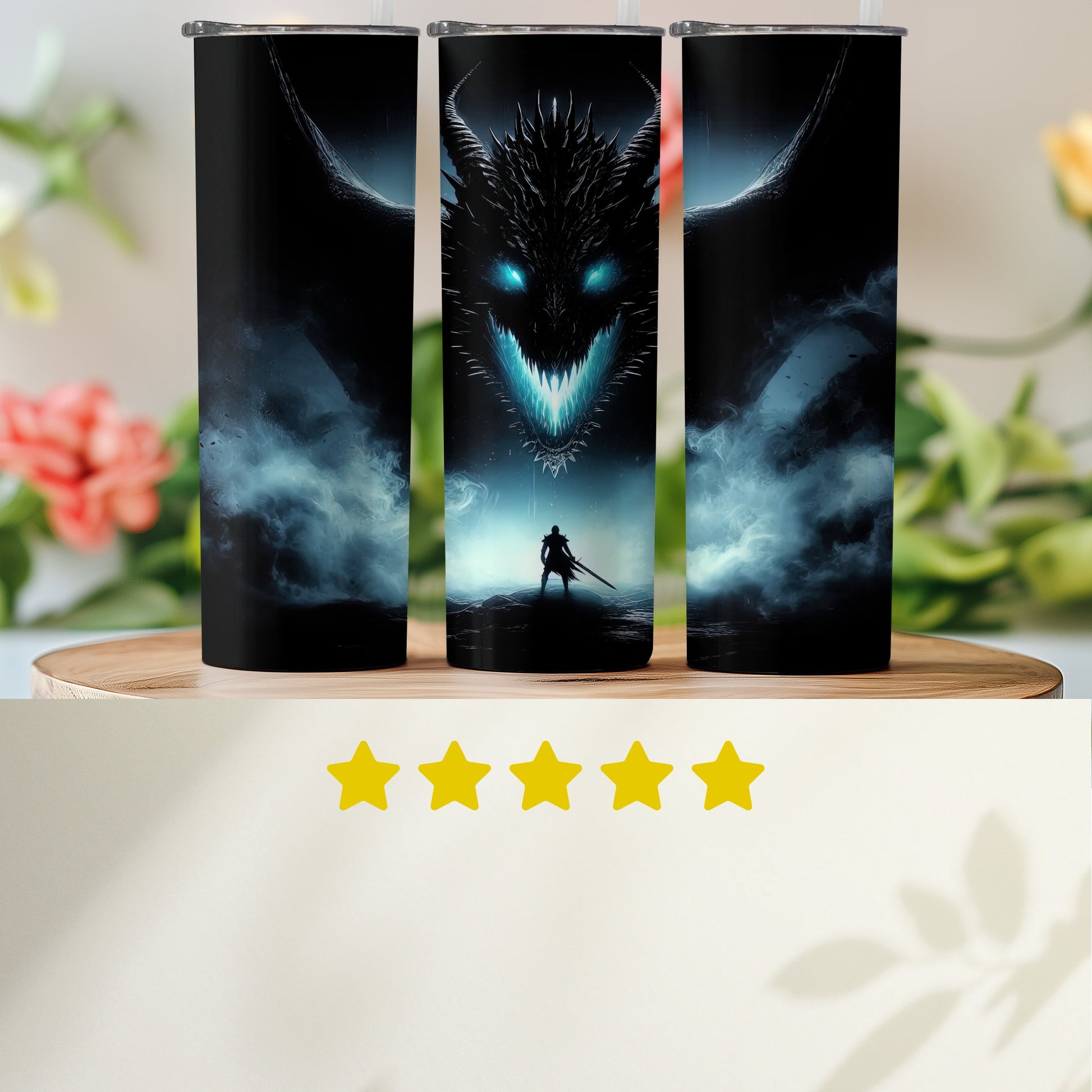 Dark Demon Dragon Fantasy Hero Tumbler product