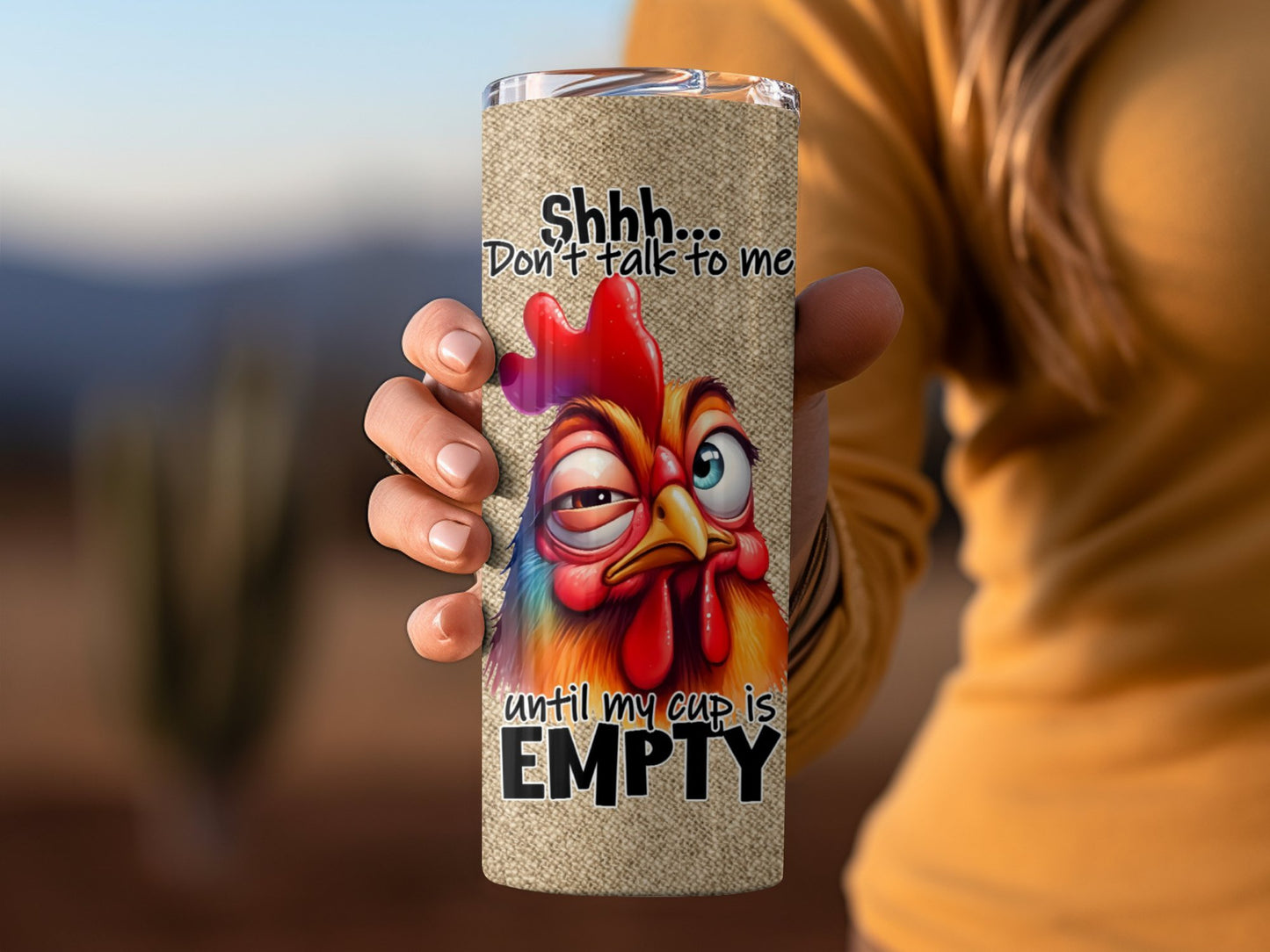 Shhh Don't Talk to Me Until My Cup is Empty product type