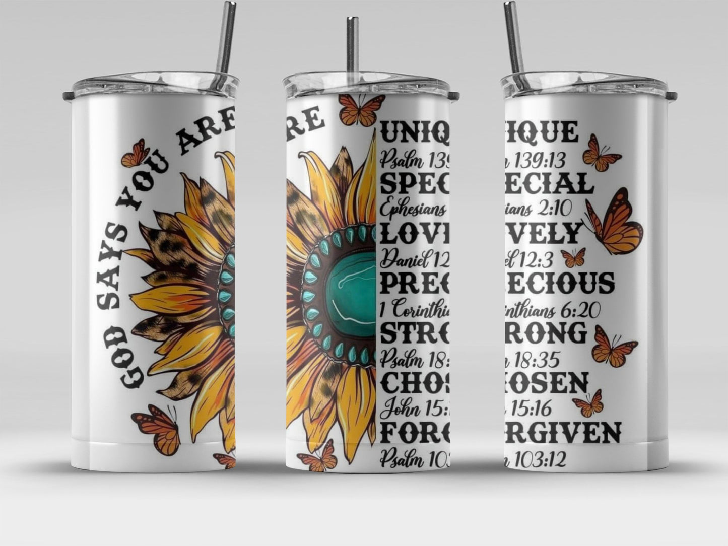 God Says You Are Inspirational Tumbler product