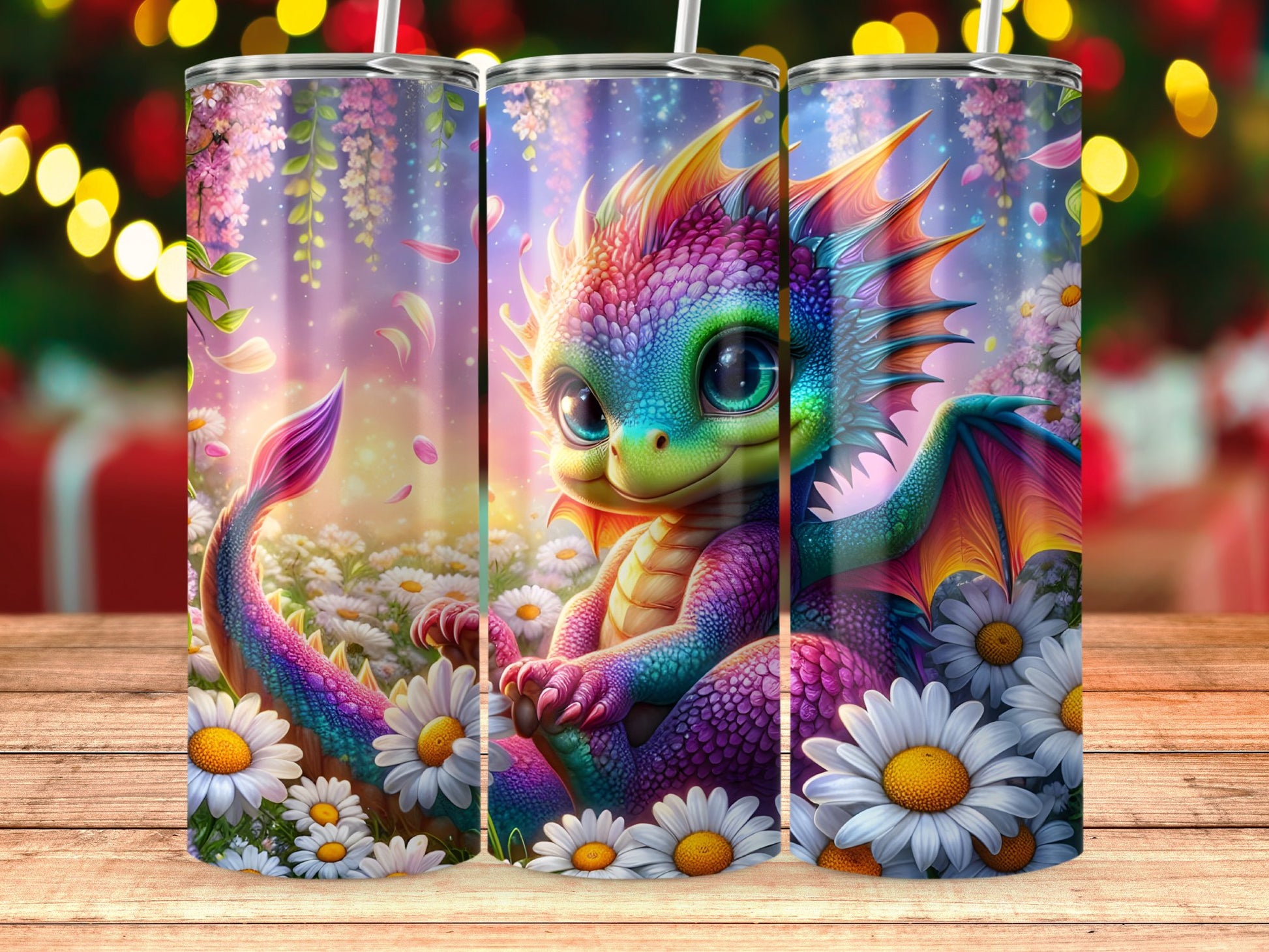 Cute Fantasy Dragon Art on Tumbler product