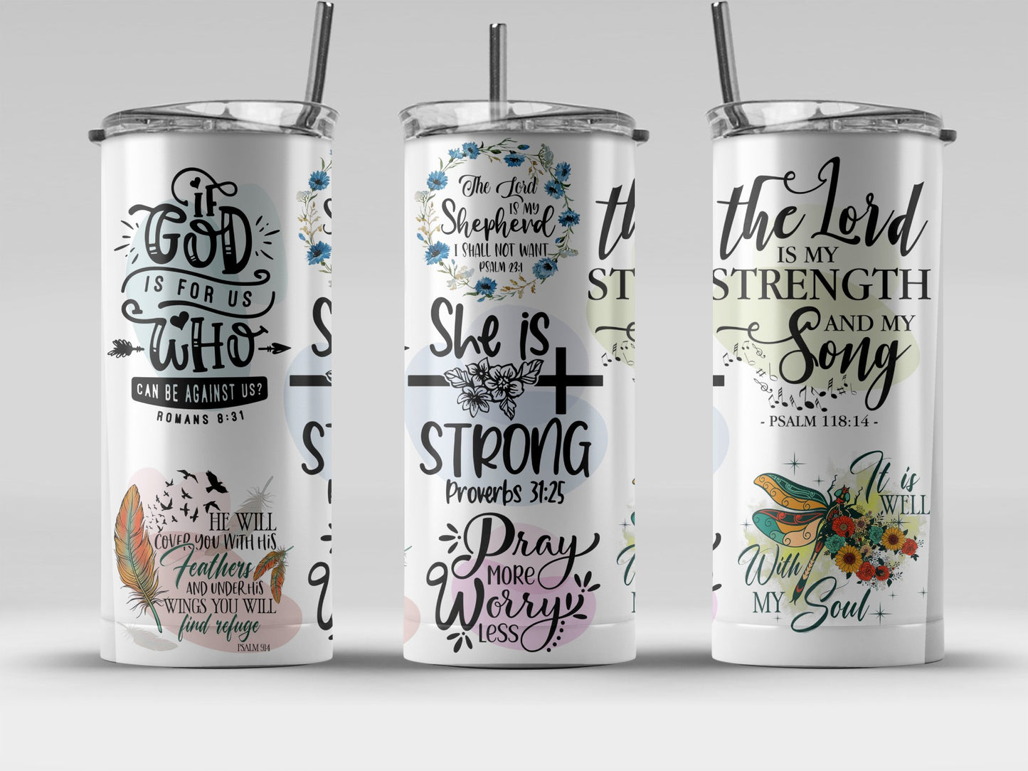 Faith Inspired Stainless Steel Tumbler Drinkware Product