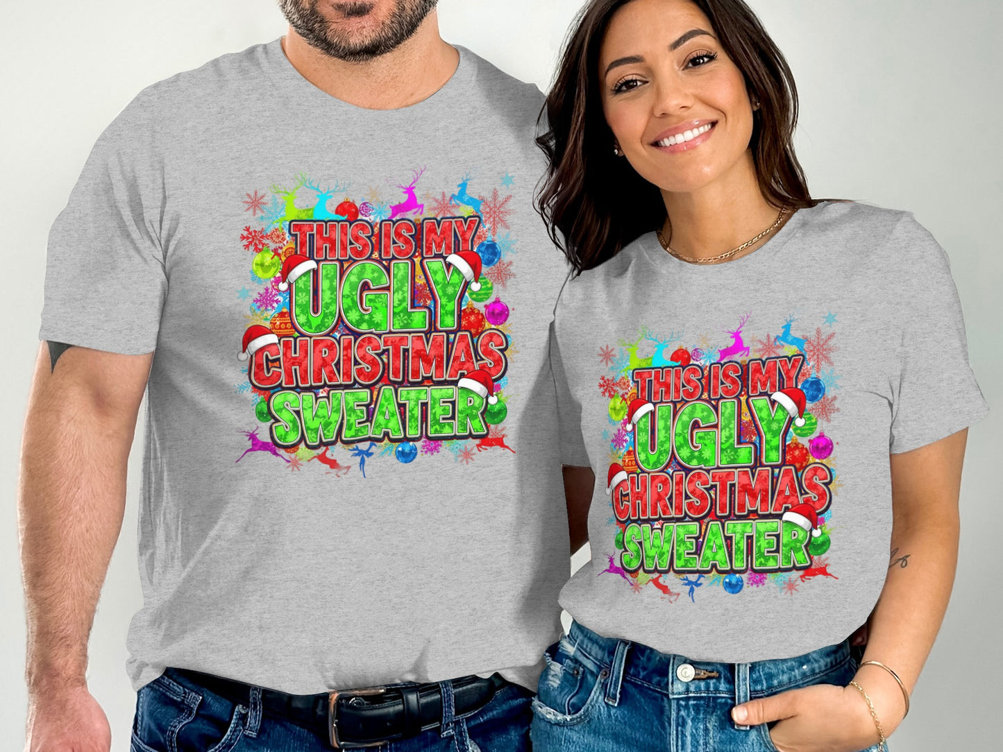 This Is My Ugly Christmas Sweater Holiday T-Shirt