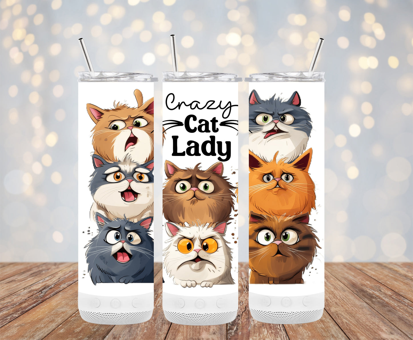 Crazy Cat Lady Tumbler--91875