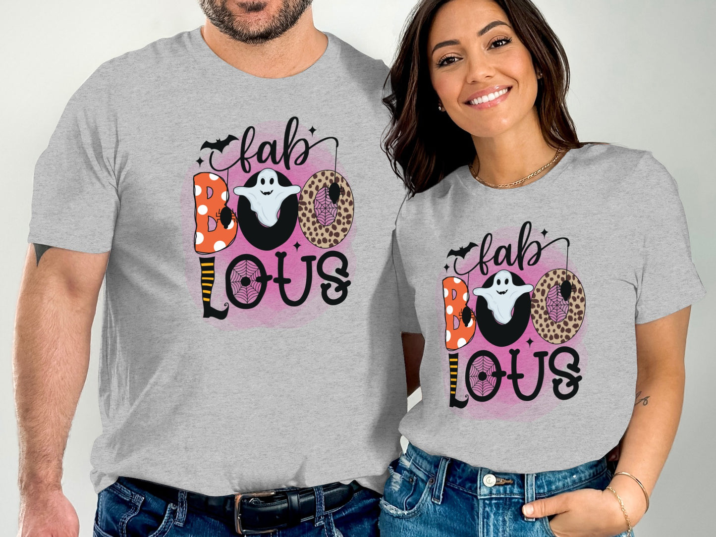Fab Boo Lous Halloween Themed Graphic T-shirt product type