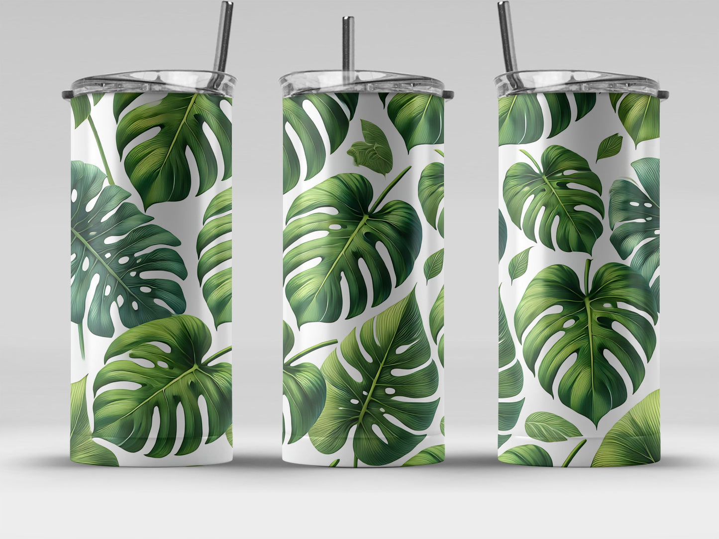 Tropical Monstera Leaf Insulated Tumbler product type