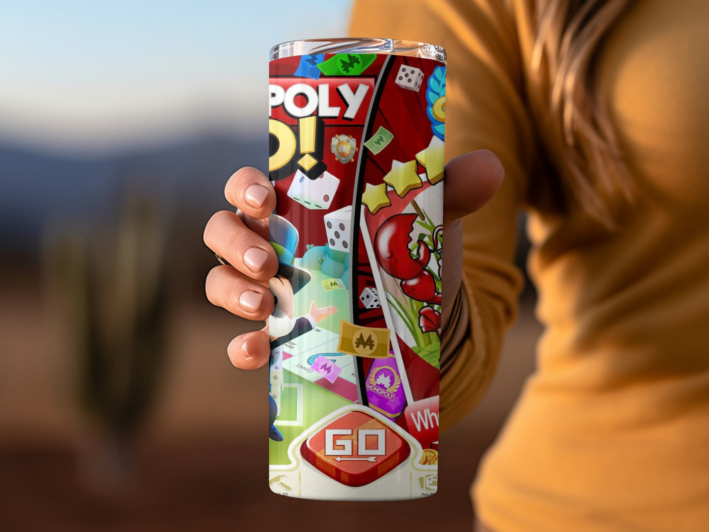 Monopoly Theme Colorful Insulated Tumbler product