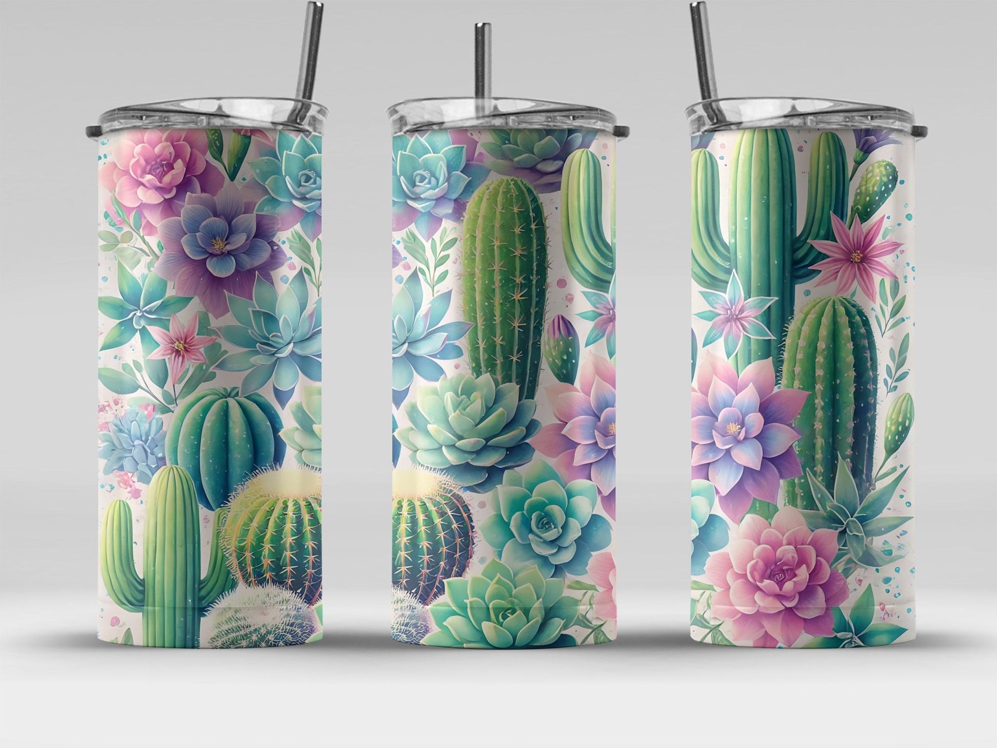 Cactus and Succulent Art Insulated Tumbler product