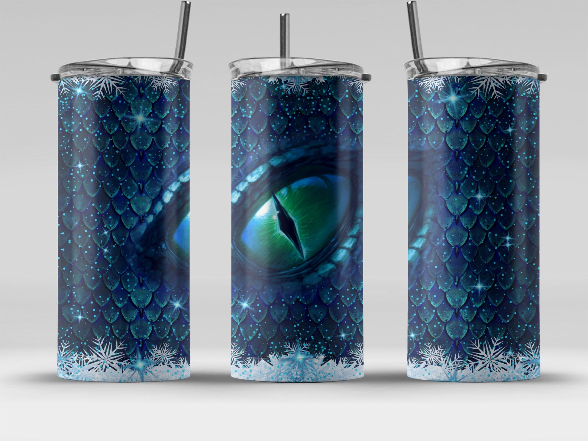 Dragon Eye Scales Blue Winter Themed Cup product type
