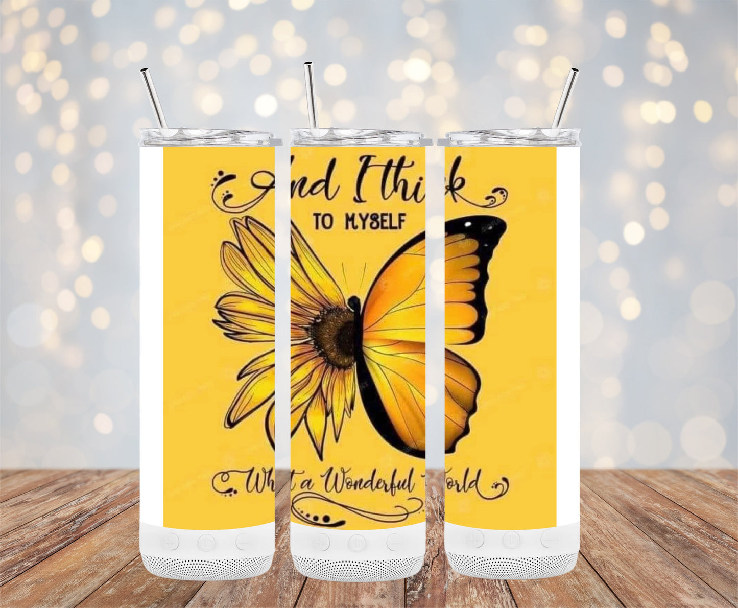 Wonderful World Butterfly Floral Insulated Cup product