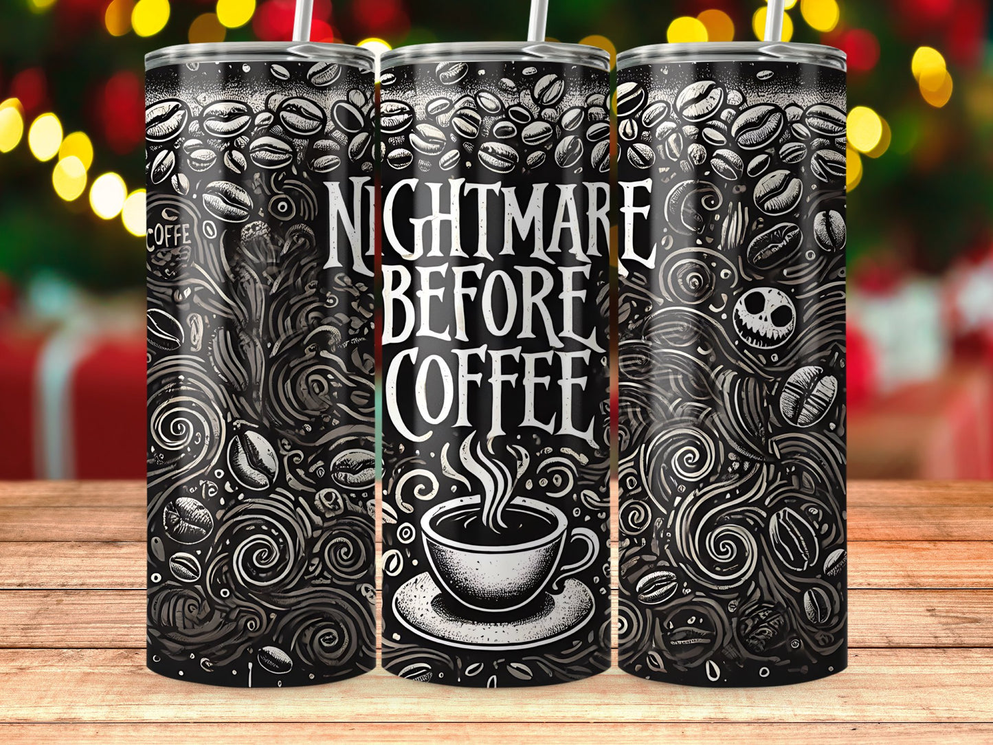 Nightmare Before Coffee Insulated Tumbler product