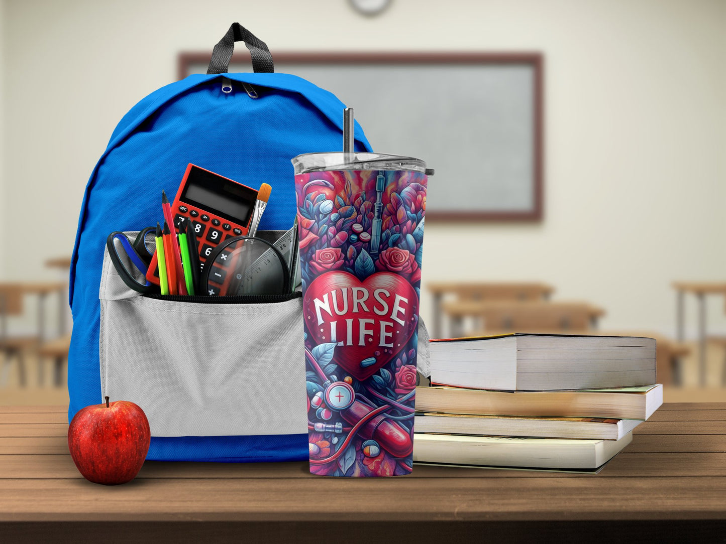 Nurse Life Design Stainless Steel Insulated Tumbler product