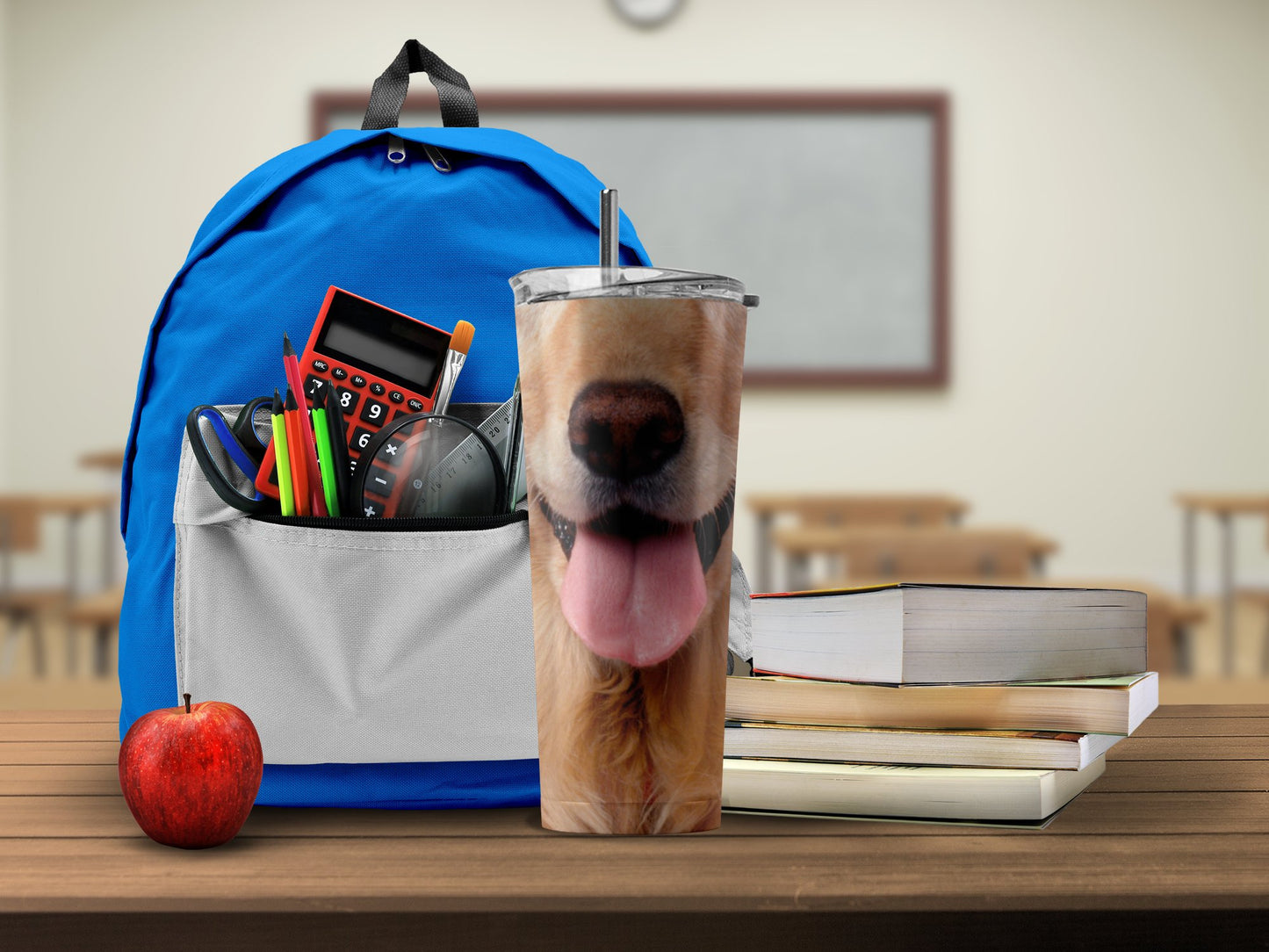 Stylish Animal Print Insulated Tumbler for School product