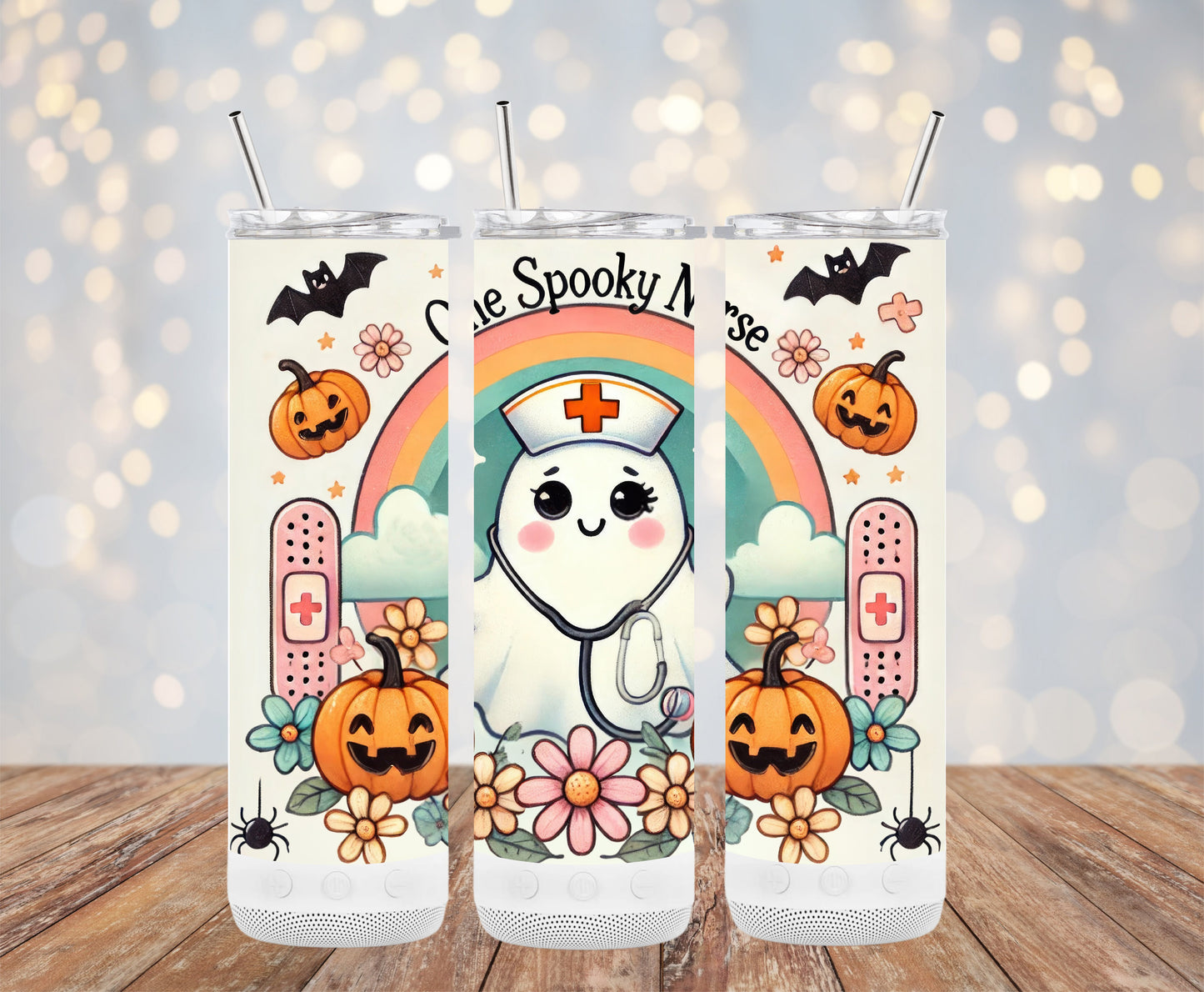 One Spooky Nurse Halloween Design for Tumblers