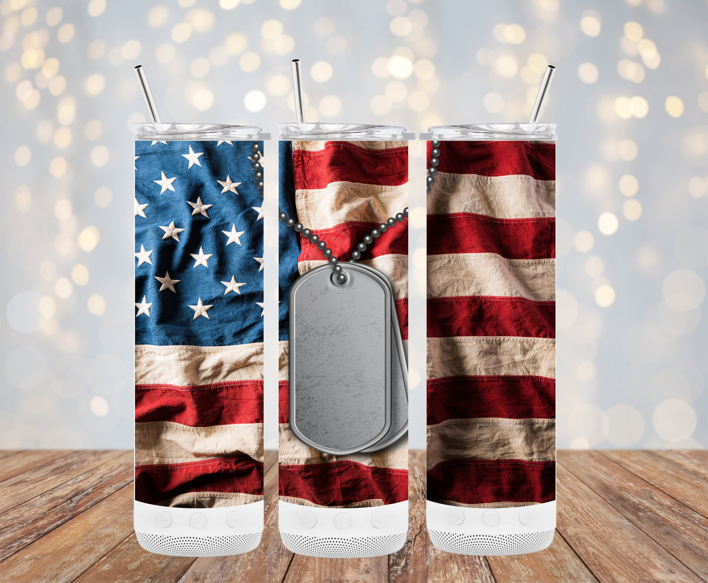 Military Dog Tags  Tumbler