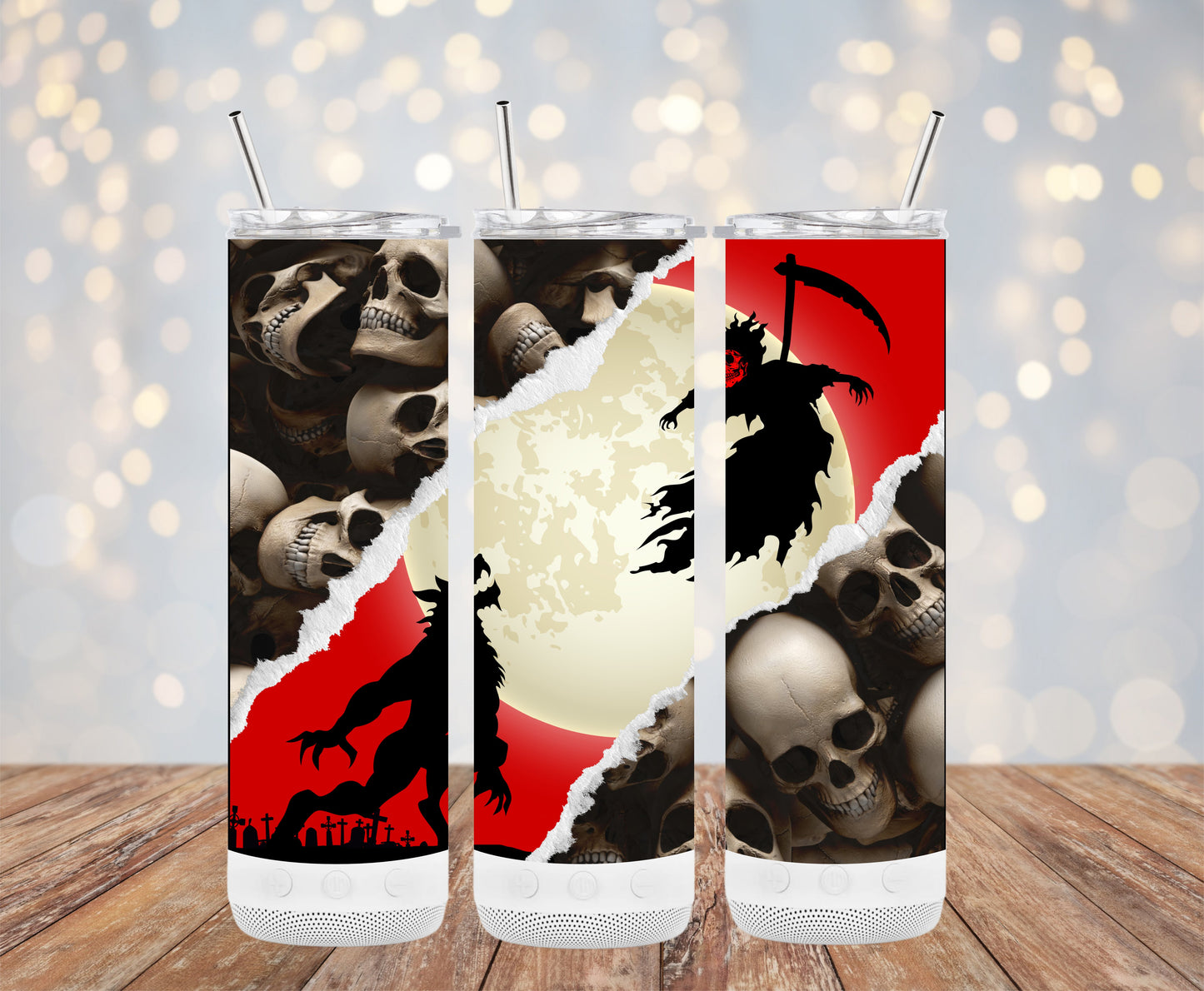 Grim Reaper Moon Werewolf (Halloween Tumblers)