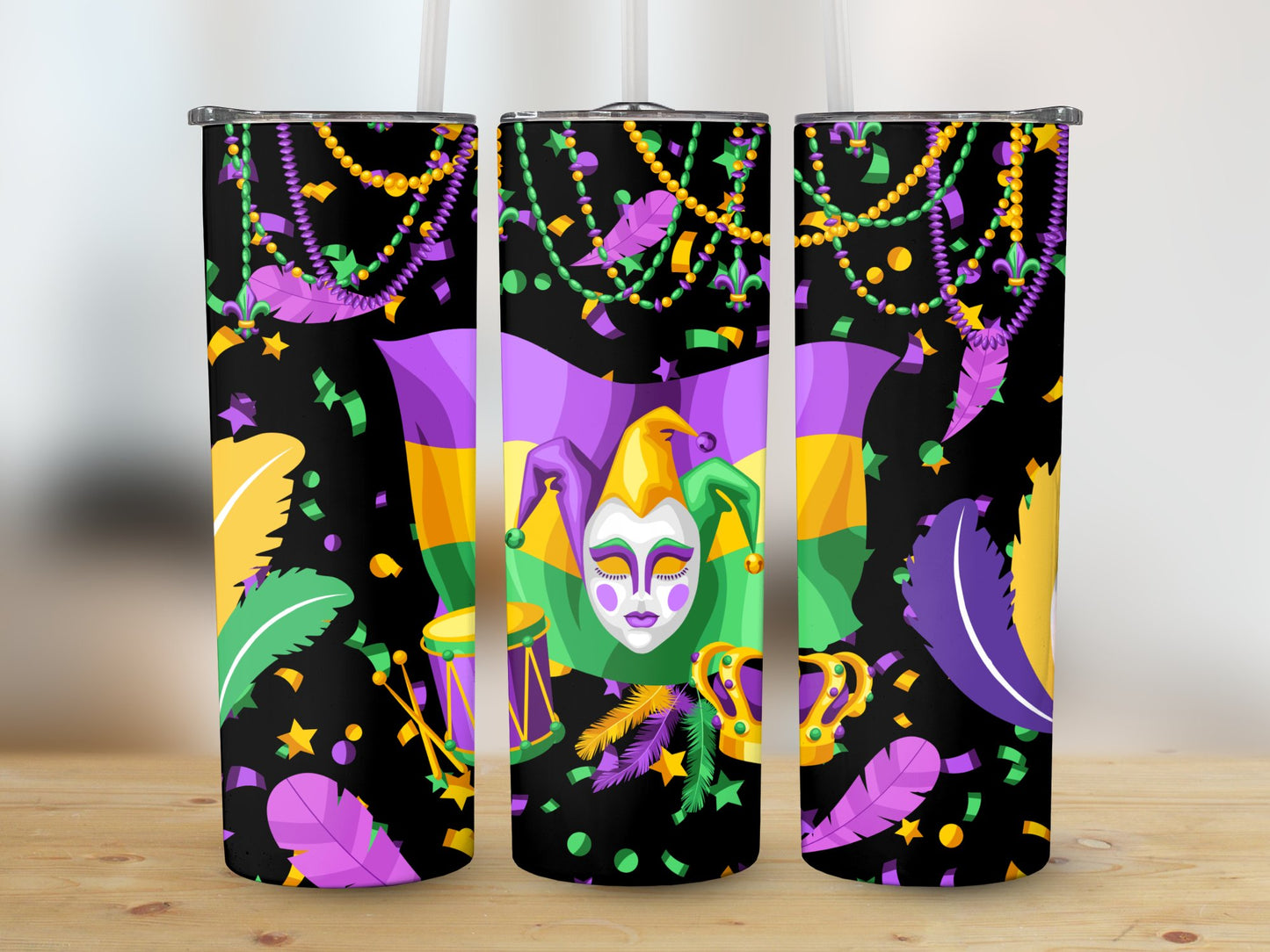Mardi Gras Celebration (Mardi Gras Tumbler)