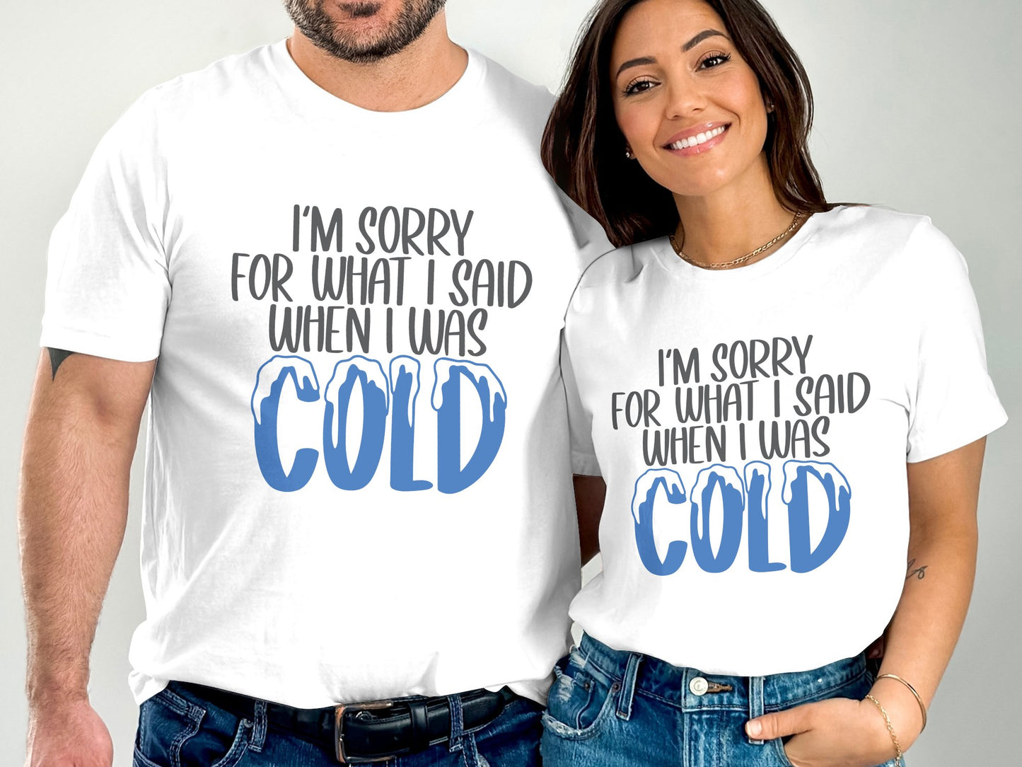 I'm sorry for what I said when I was COLD