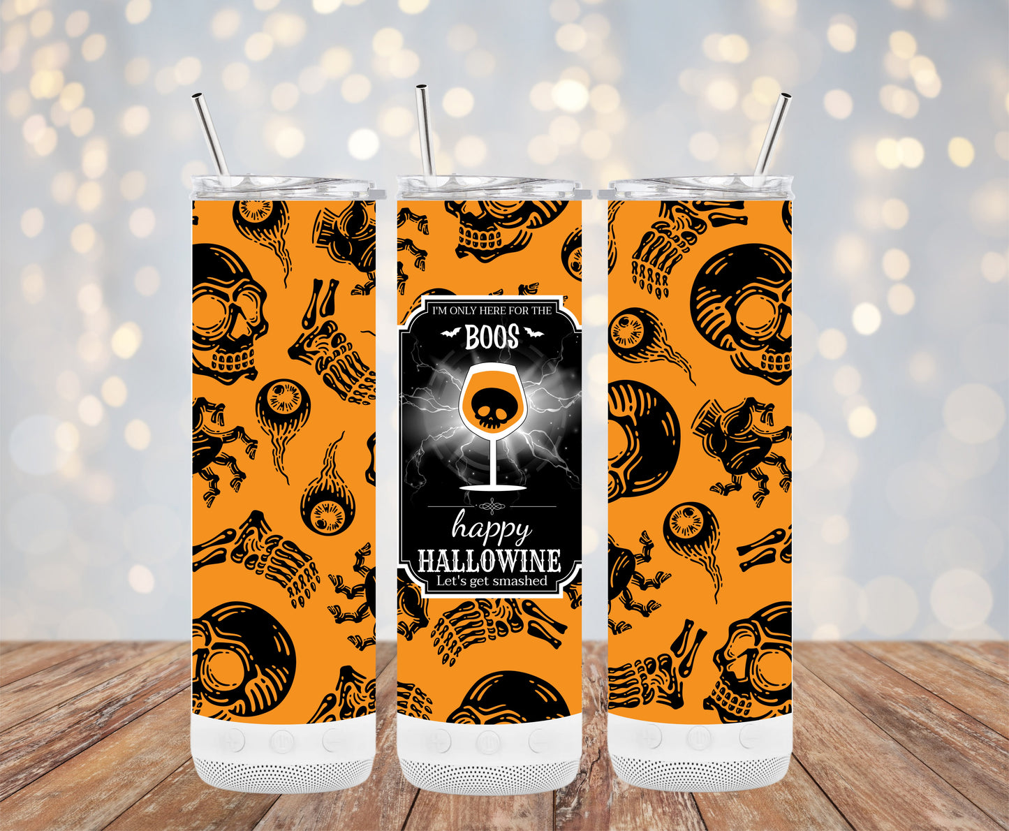Hallowine Let's Get Smashed (Halloween Tumblers)